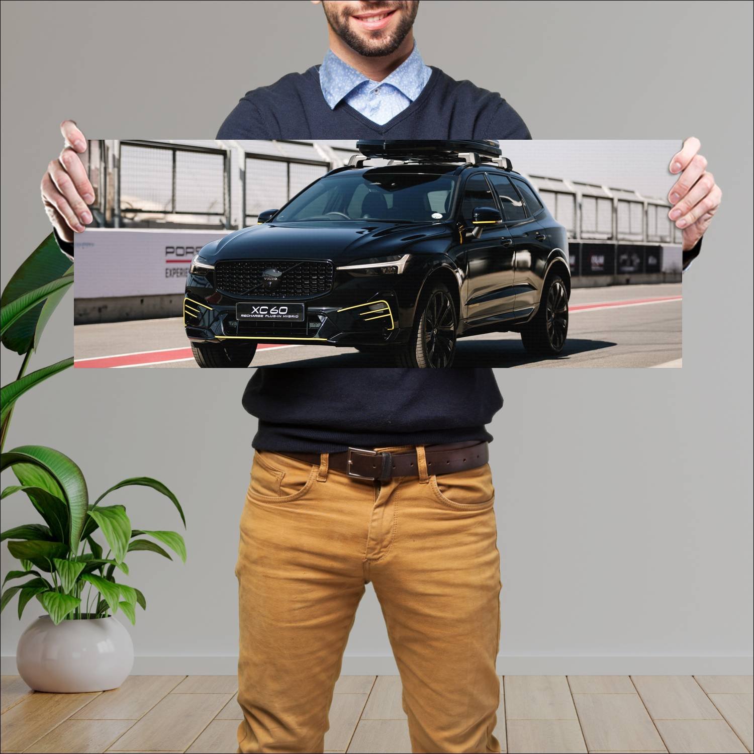 Cuadro grande 30x80cm 2022 volvo xc60 recharge the 640 Volvo