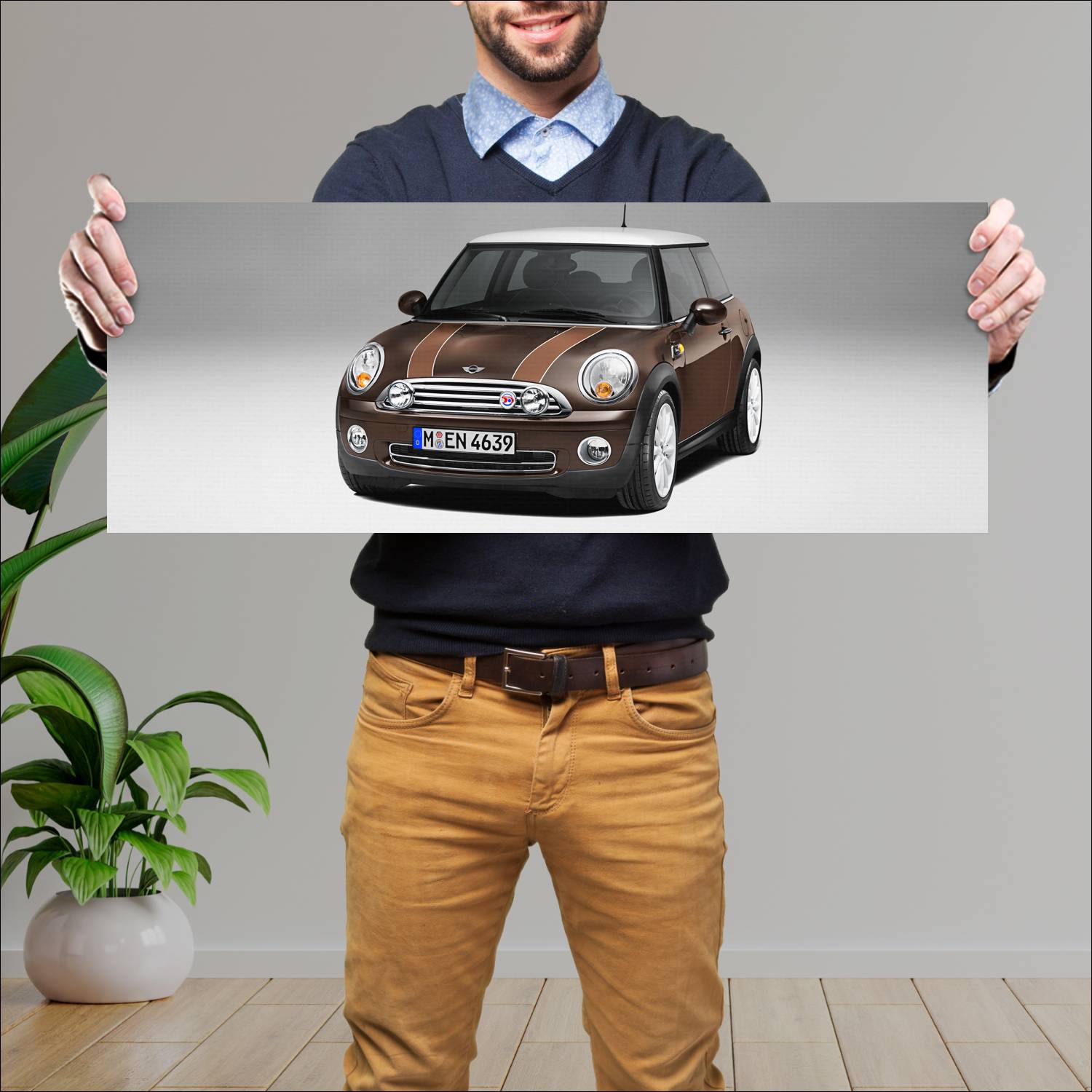 Cuadro grande 30x80cm 2009 mini cooper 50 mayfair 44 Mini