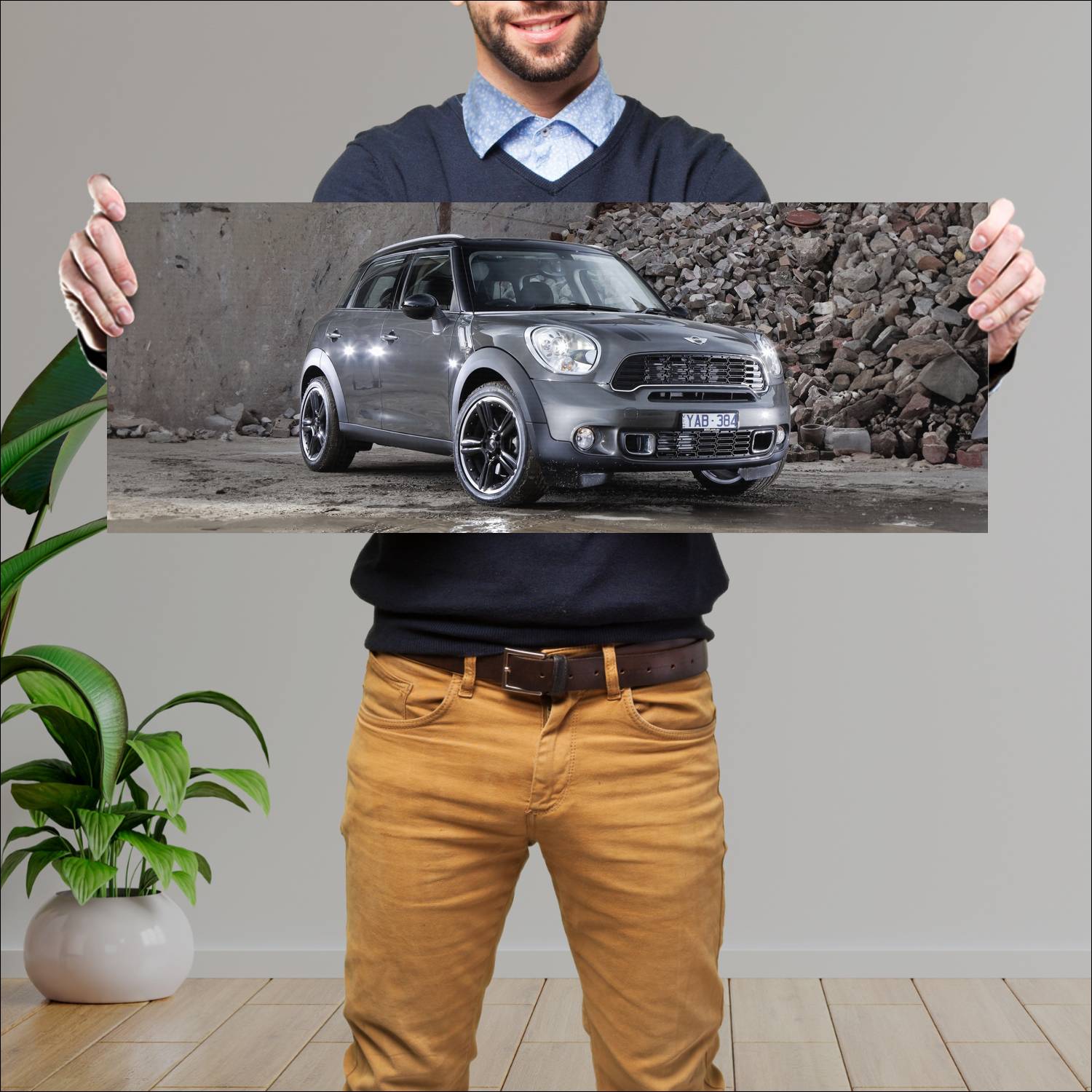 Cuadro grande 30x80cm 2010 mini cooper s countryma 79 Mini