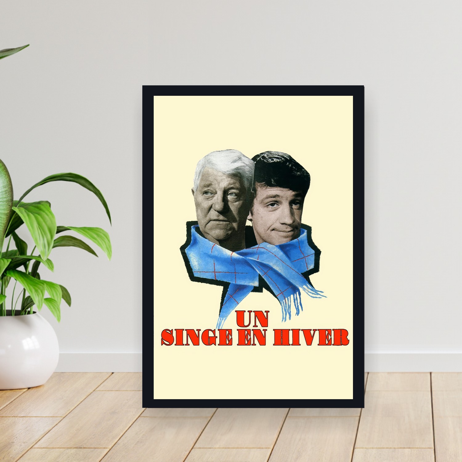 Cuadro 30x40cm Pelicula - A Monkey in Winter (1962)