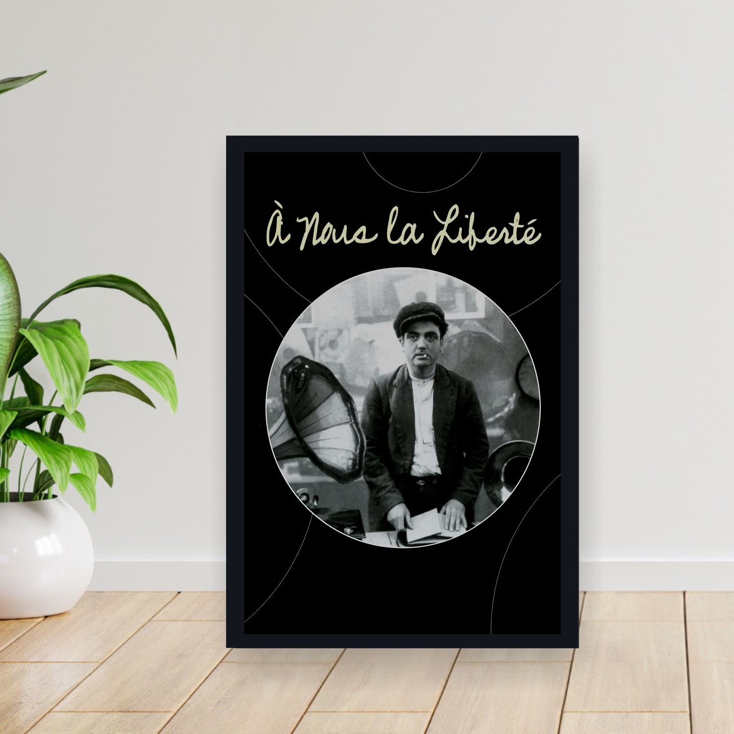 Cuadro 30x40cm Pelicula - A Nous la Liberte (1931)