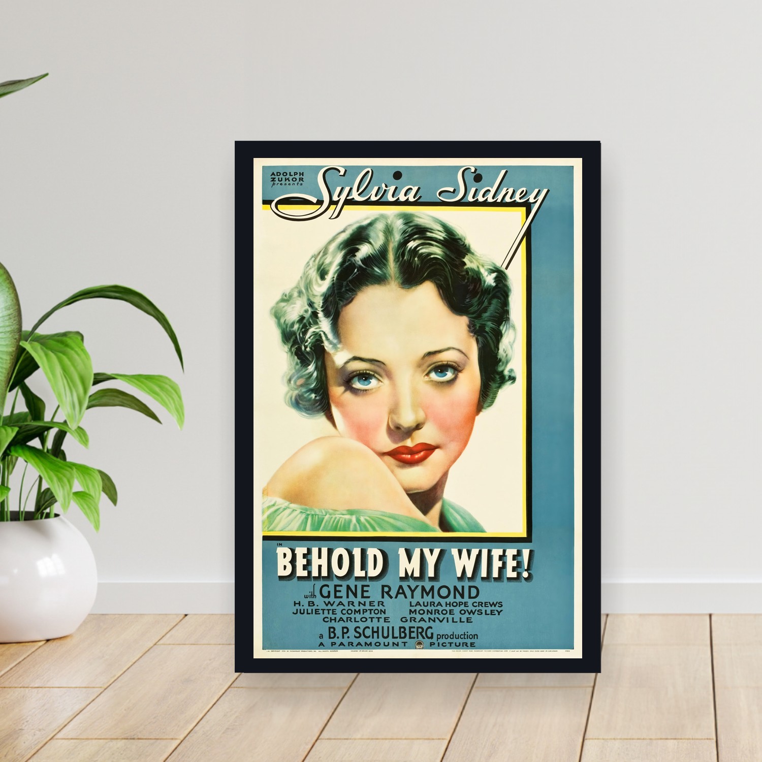 Cuadro 30x40cm Pelicula - Behold My Wife! (1934)