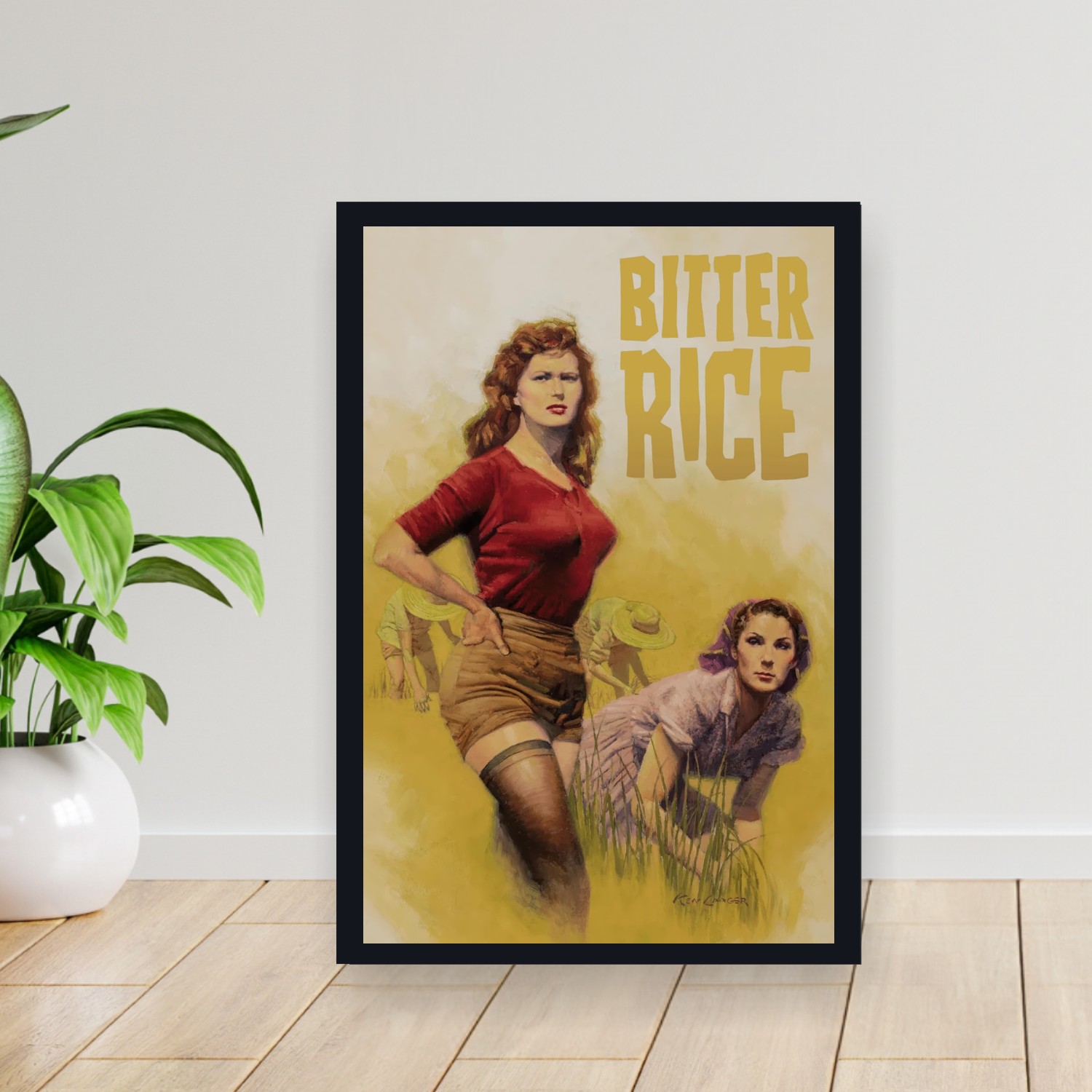Cuadro 30x40cm Pelicula - Bitter Rice (1949)