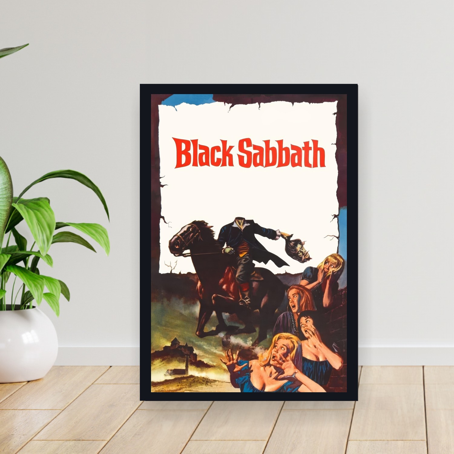 Cuadro 30x40cm Pelicula - Black Sabbath (1963)