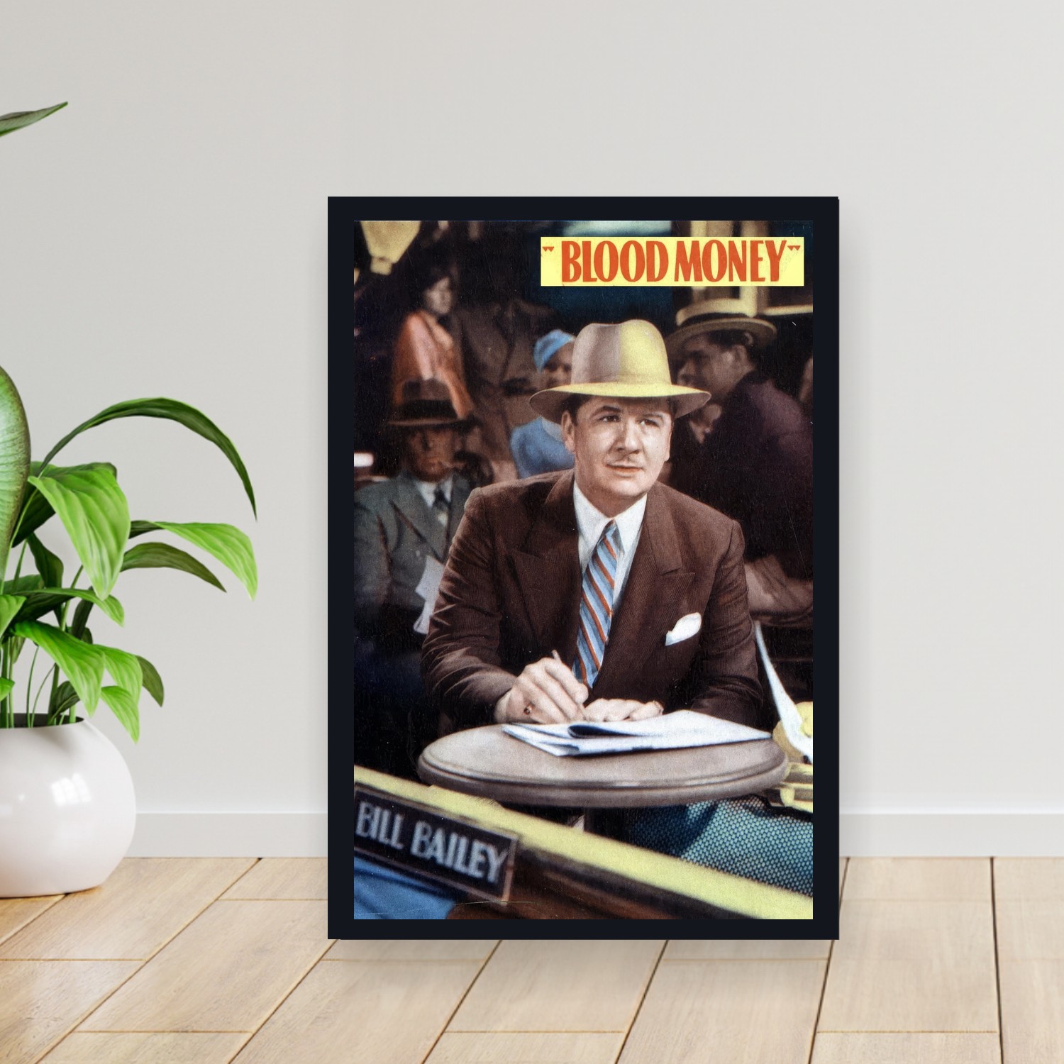 Cuadro 30x40cm Pelicula - Blood Money (1933)