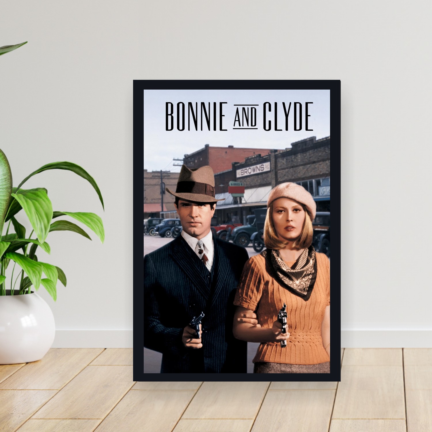 Cuadro 30x40cm Pelicula - Bonnie and Clyde (1967)