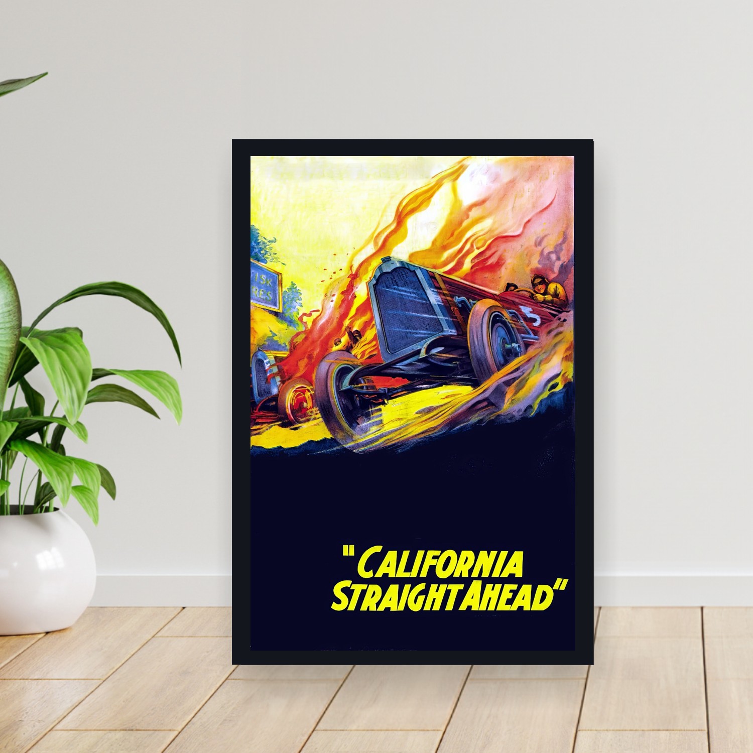 Cuadro 30x40cm Pelicula - California Straight Ahead (1925)