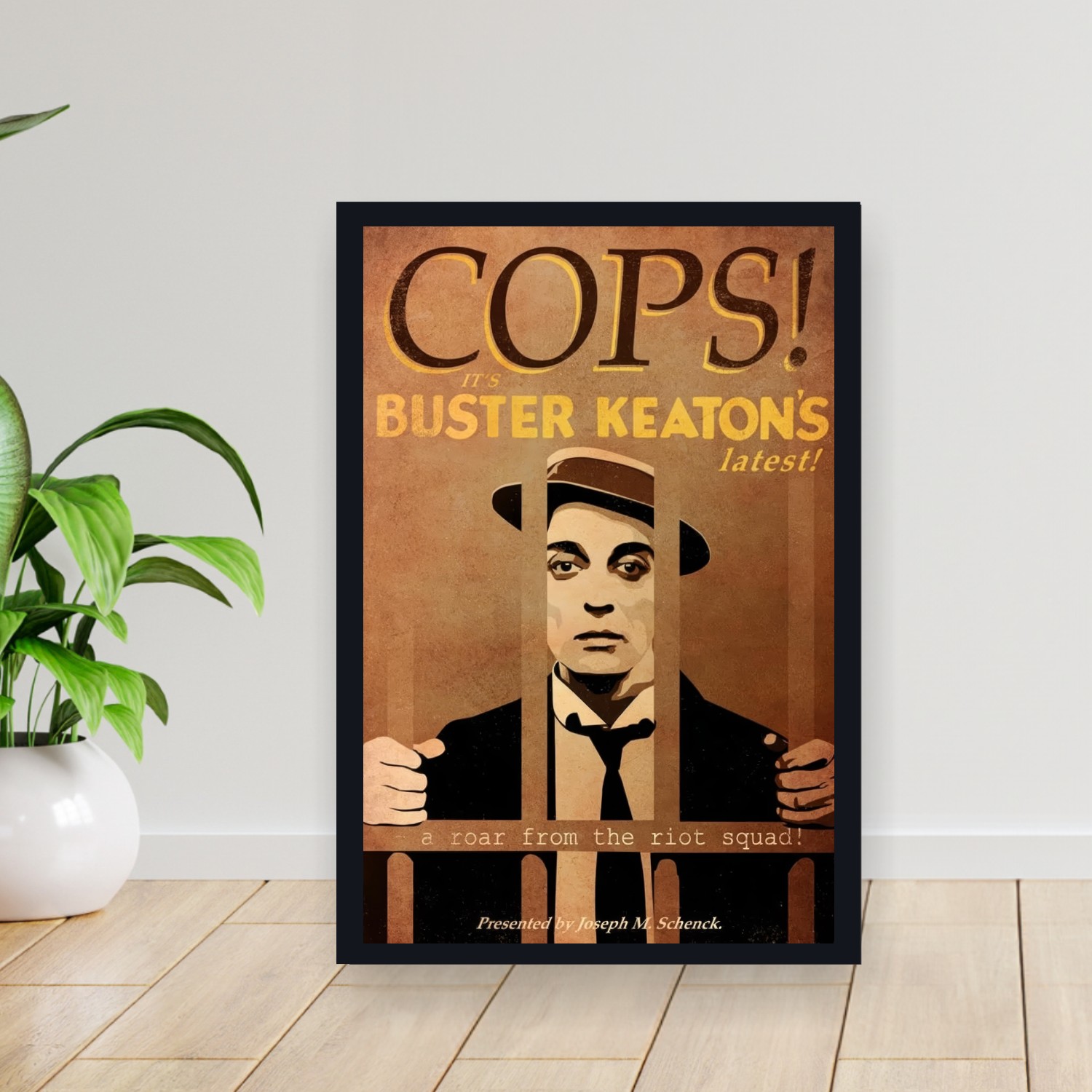 Cuadro 30x40cm Pelicula - Cops (1922)