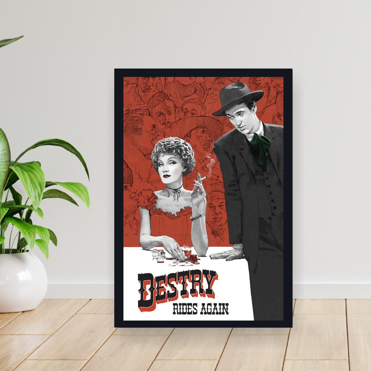 Cuadro 30x40cm Pelicula - Destry Rides Again (1939)