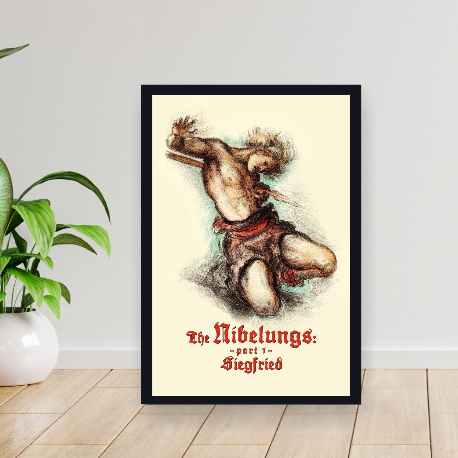 Cuadro 30x40cm Pelicula - Die Nibelungen Siegfried (1924)