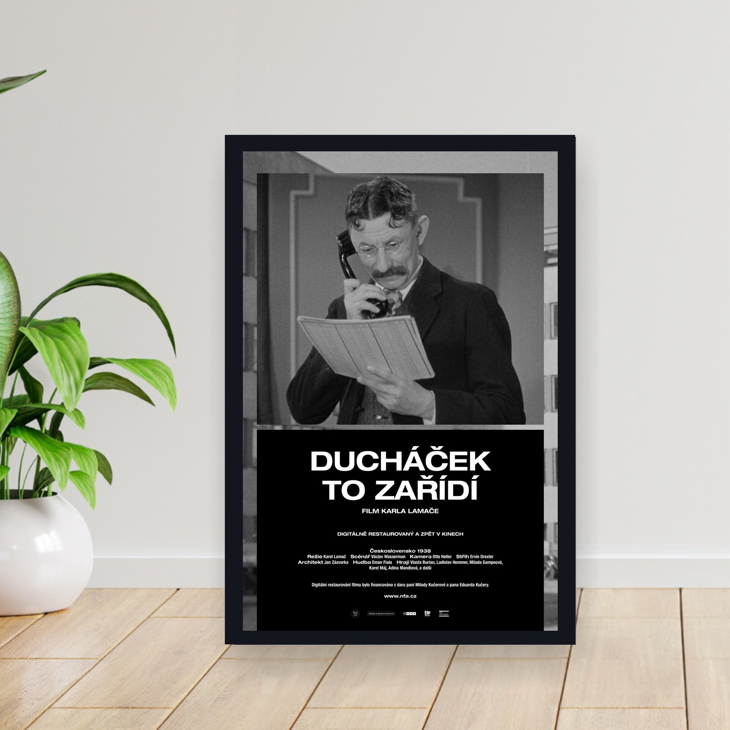 Cuadro 30x40cm Pelicula - Duchacek Will Fix It (1938)