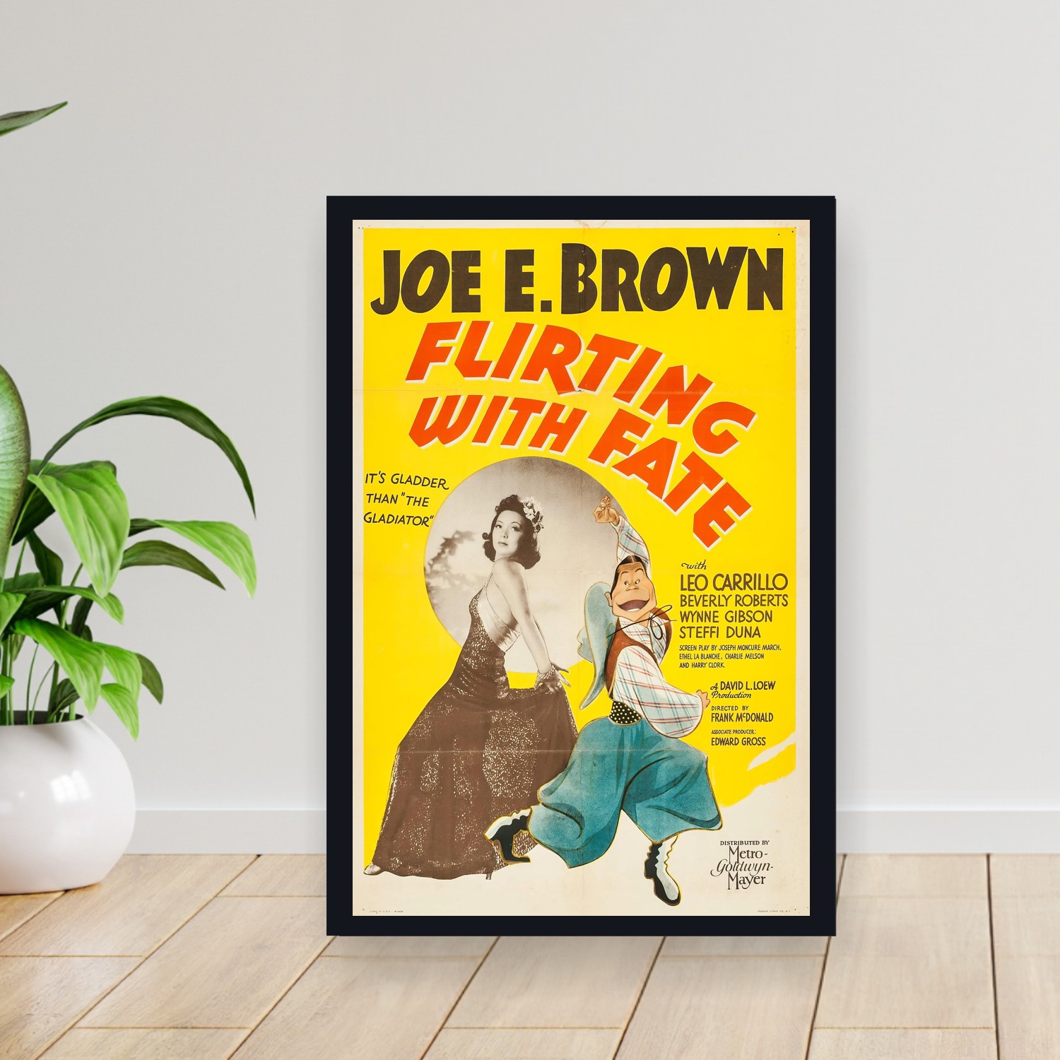 Cuadro 30x40cm Pelicula - Flirting with Fate (1938)