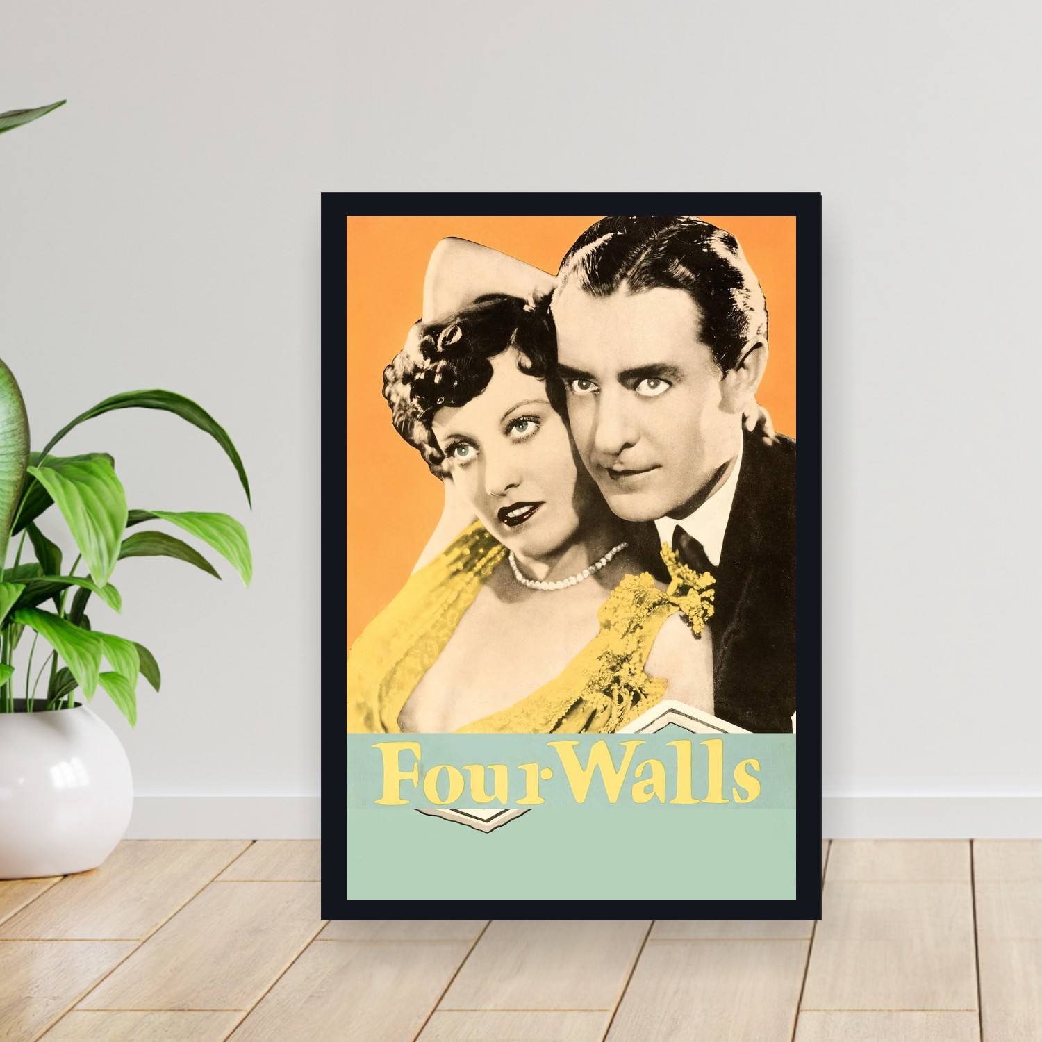 Cuadro 30x40cm Pelicula - Four Walls (1928)
