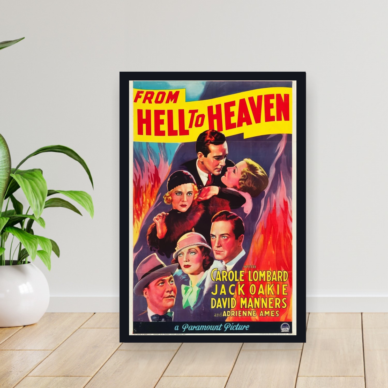 Cuadro 30x40cm Pelicula - From Hell to Heaven (1933)