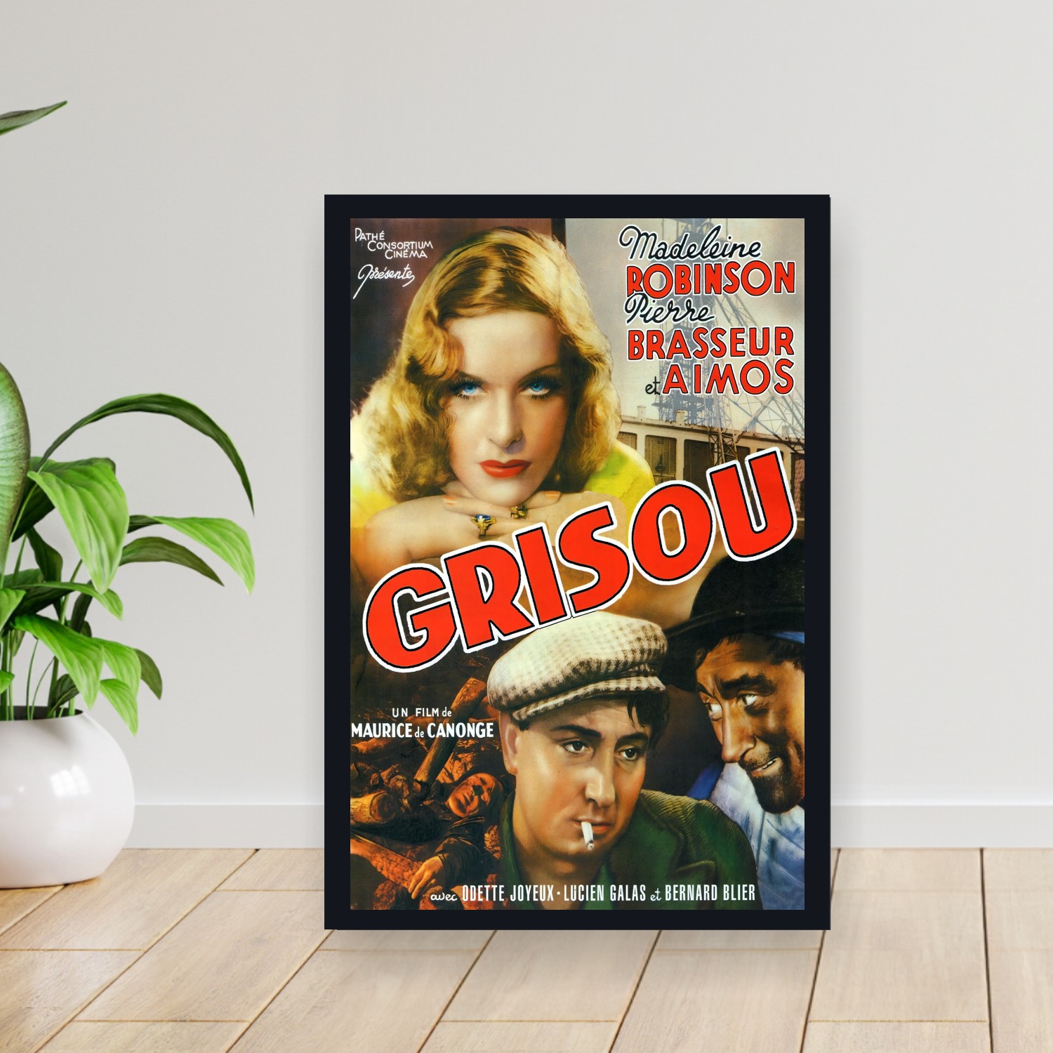 Cuadro 30x40cm Pelicula - Grisou (1938)