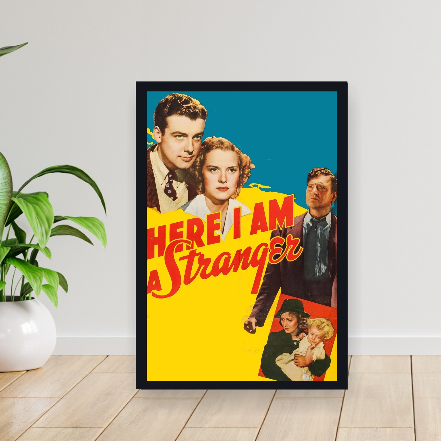 Cuadro 30x40cm Pelicula - Here I Am a Stranger (1939)