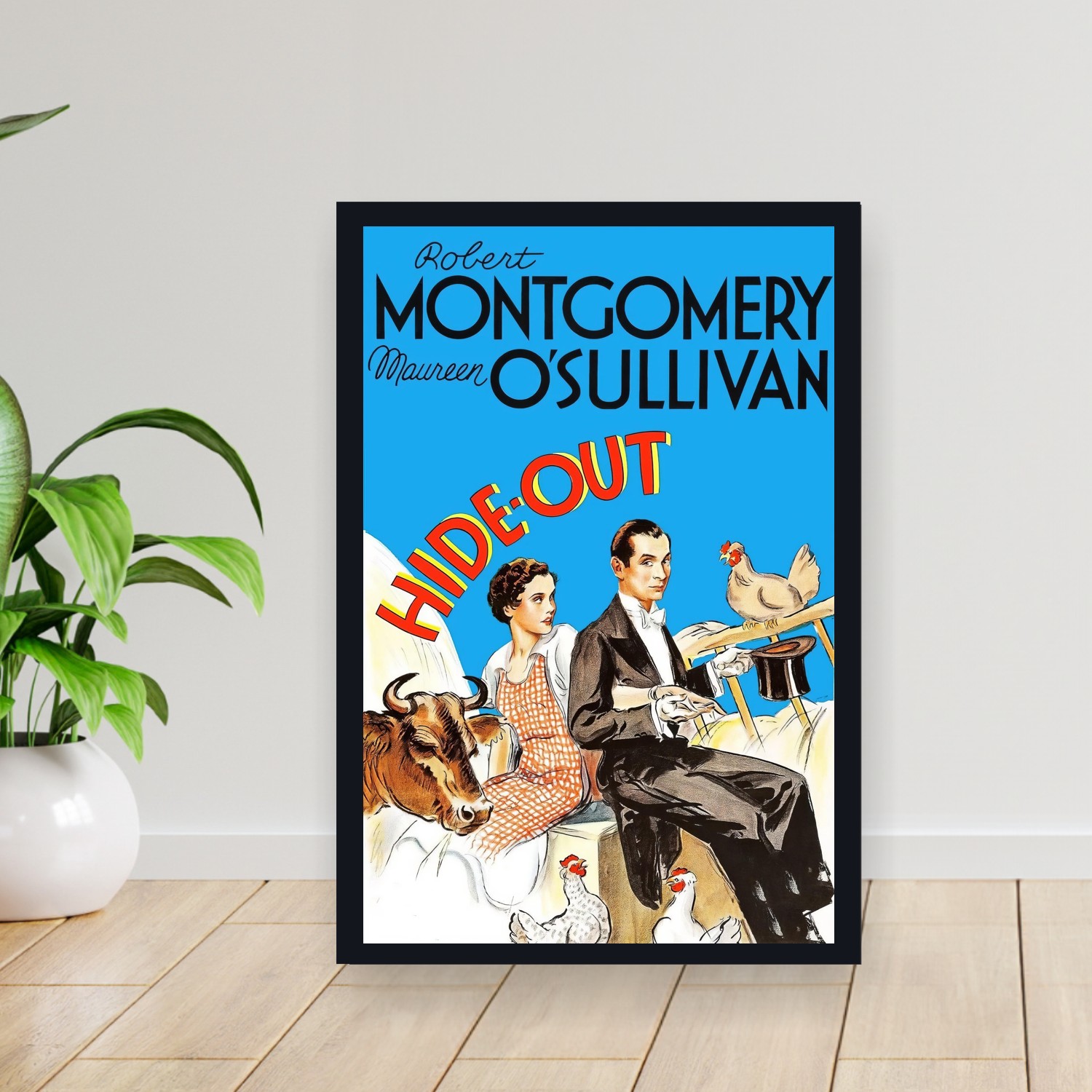 Cuadro 30x40cm Pelicula - Hide Out (1934)
