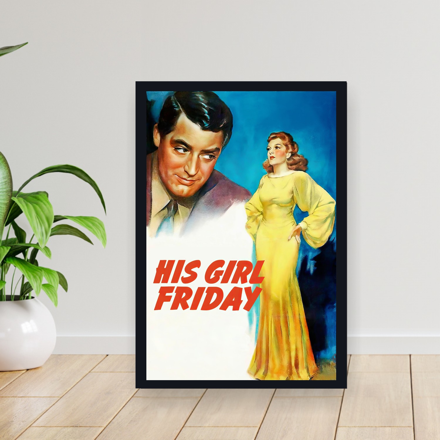 Cuadro 30x40cm Pelicula - His Girl Friday (1940)