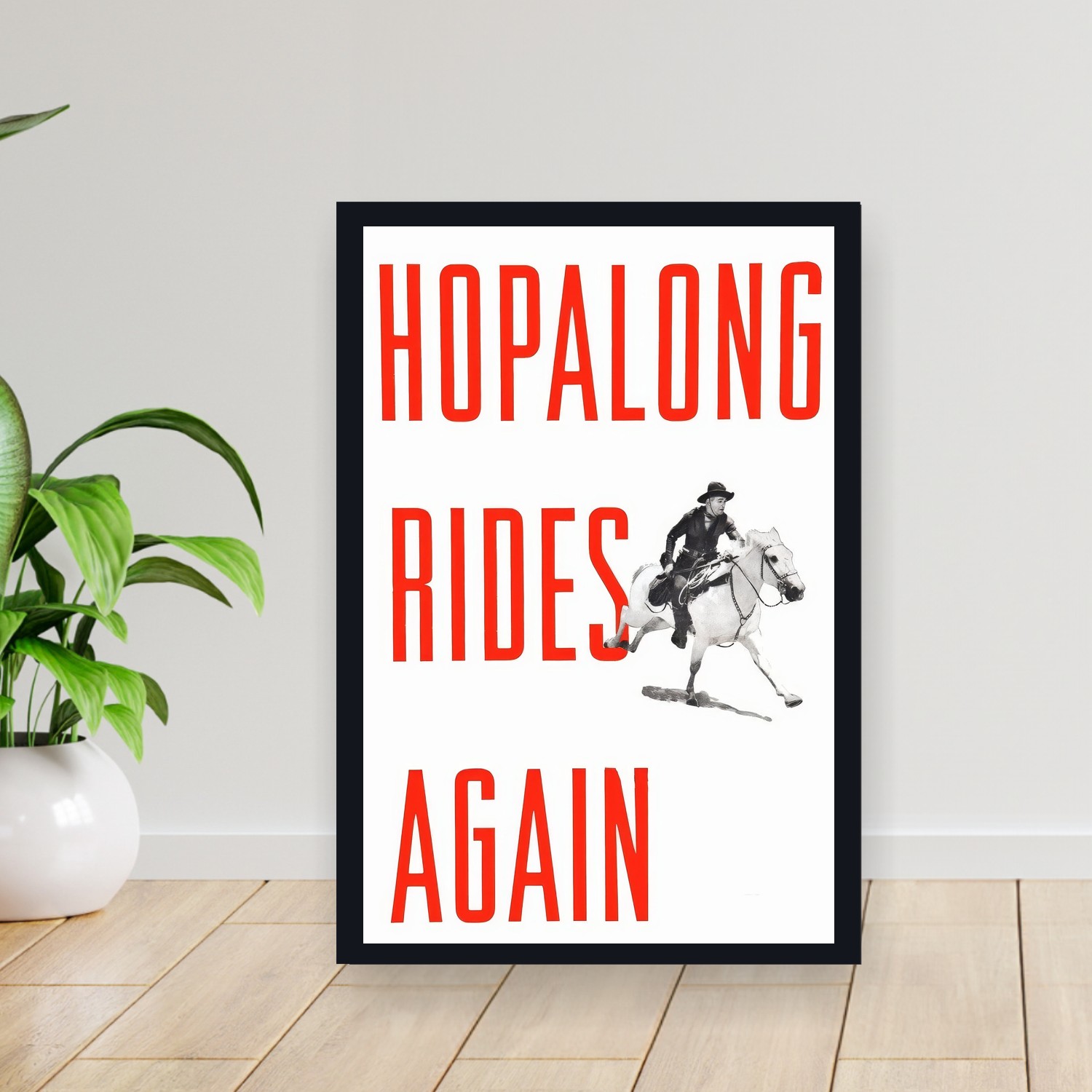 Cuadro 30x40cm Pelicula - Hopalong Rides Again (1937)
