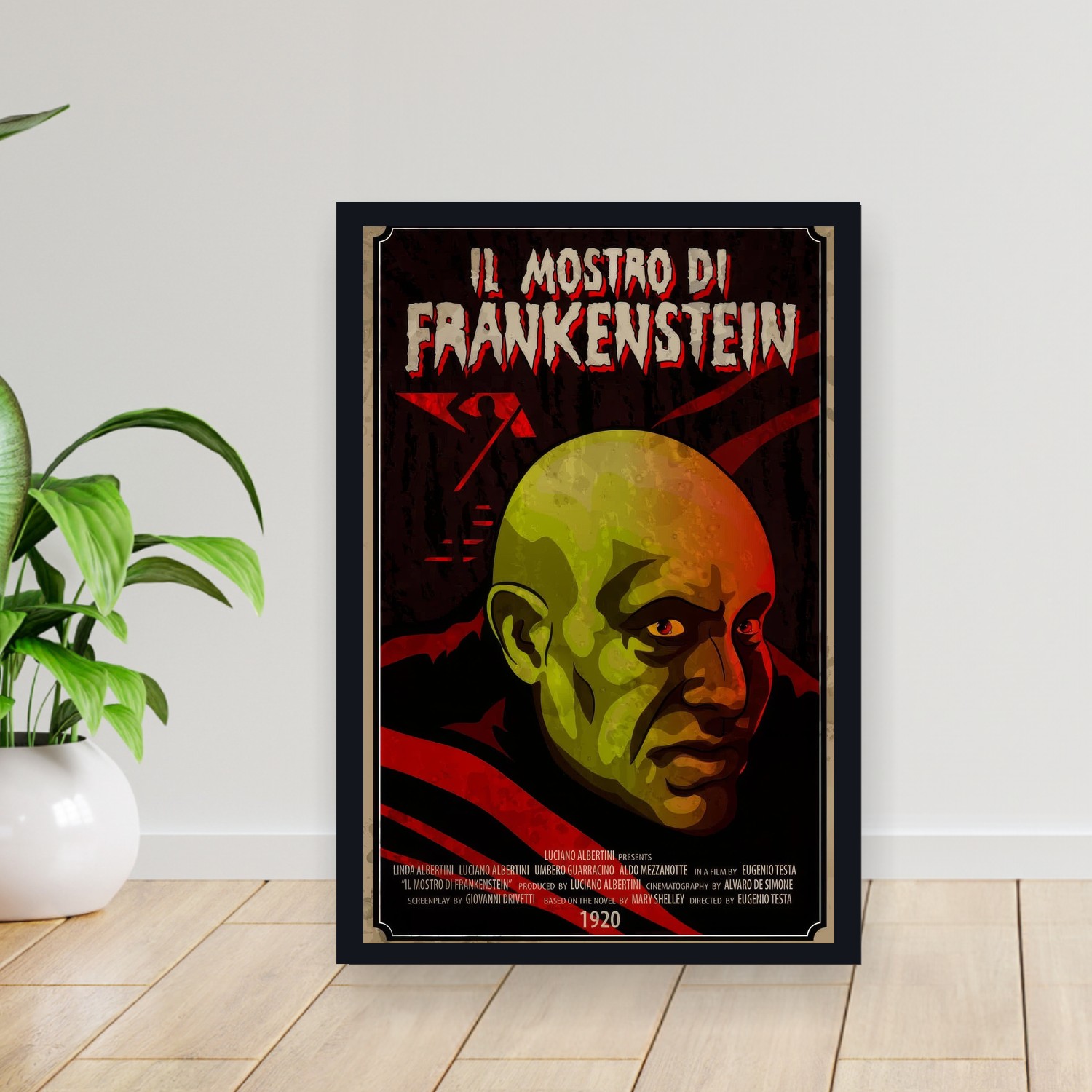 Cuadro 30x40cm Pelicula - Il Mostro di Frankenstein (1921)