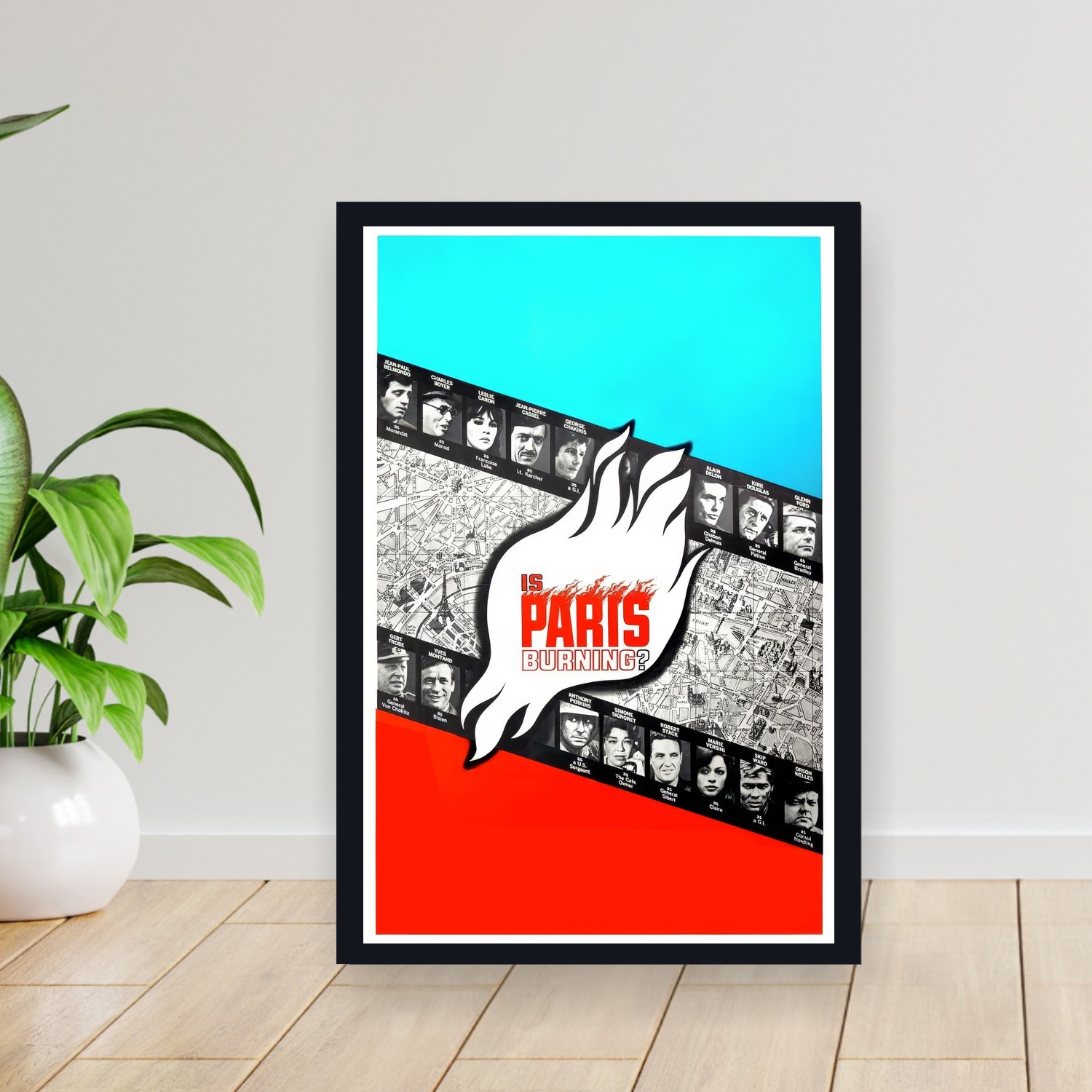 Cuadro 30x40cm Pelicula - Is Paris Burning (1966)