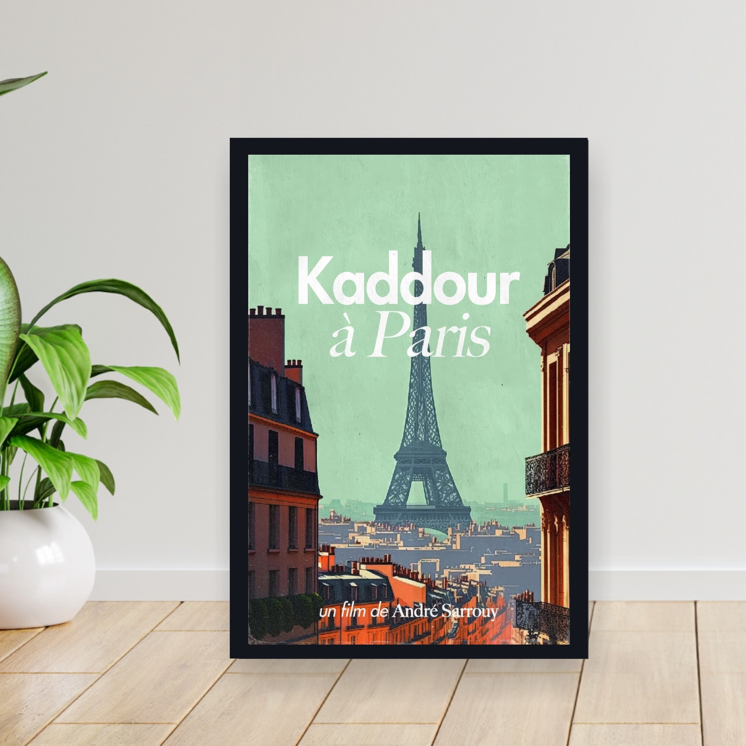 Cuadro 30x40cm Pelicula - Kaddour a Paris (1938)