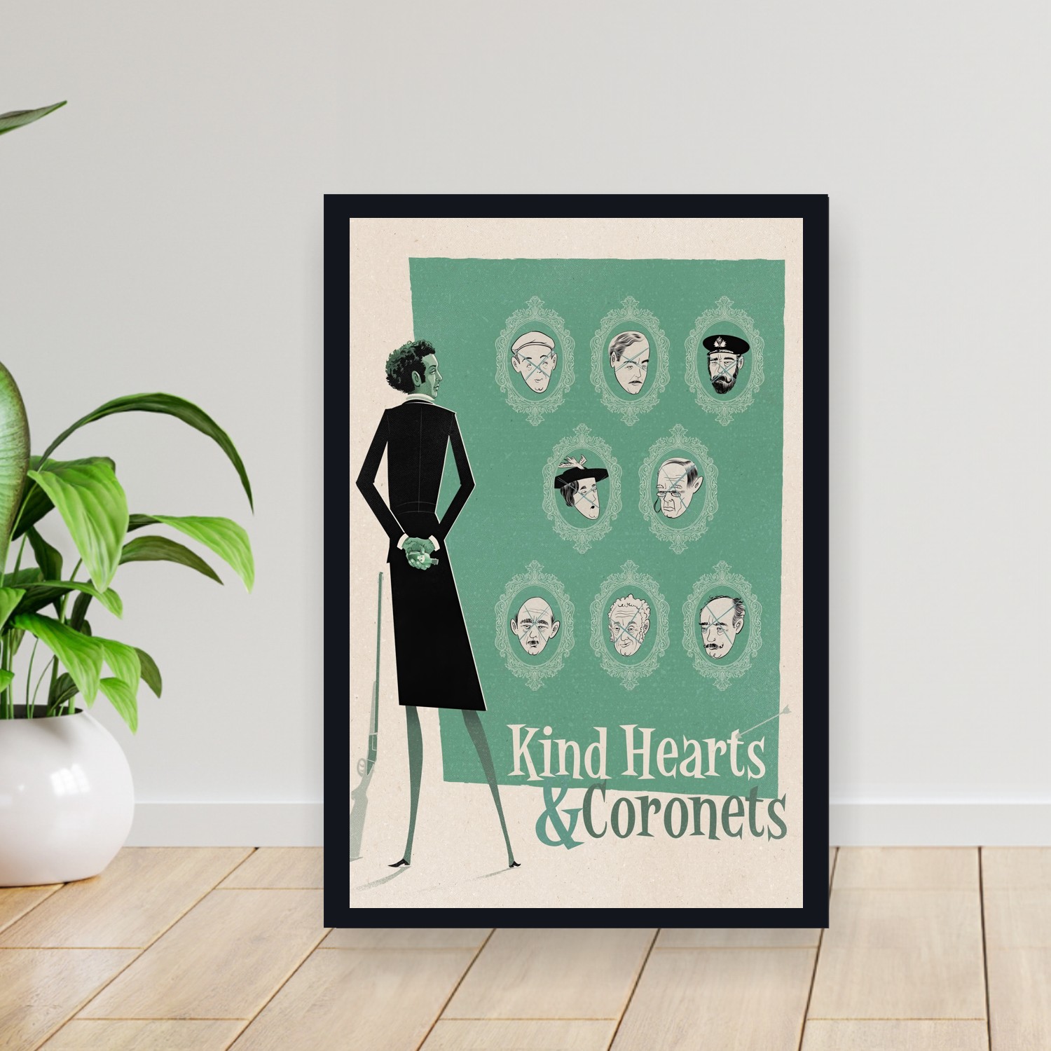 Cuadro 30x40cm Pelicula - Kind Hearts and Coronets (1949)