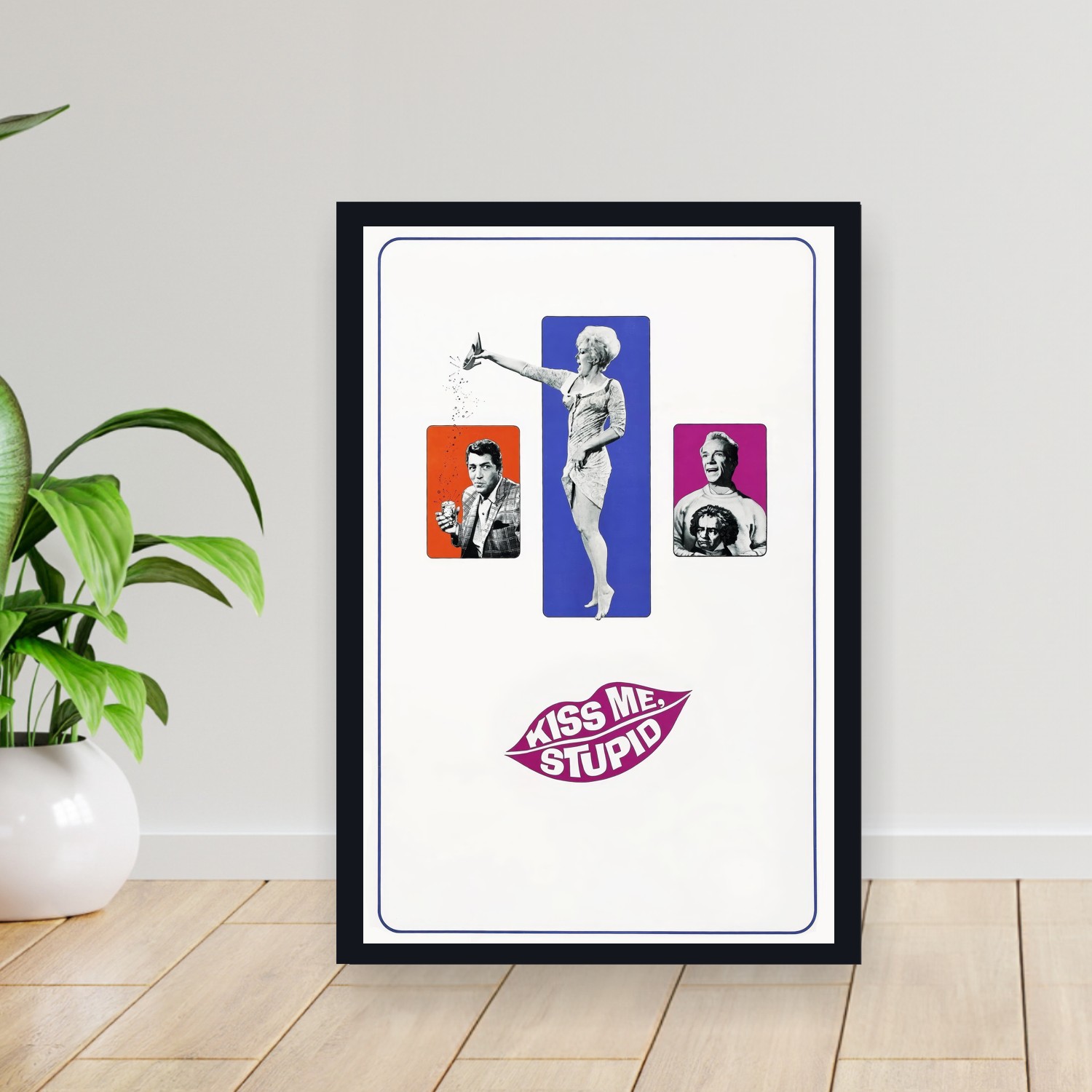 Cuadro 30x40cm Pelicula - Kiss Me_ Stupid (1964)