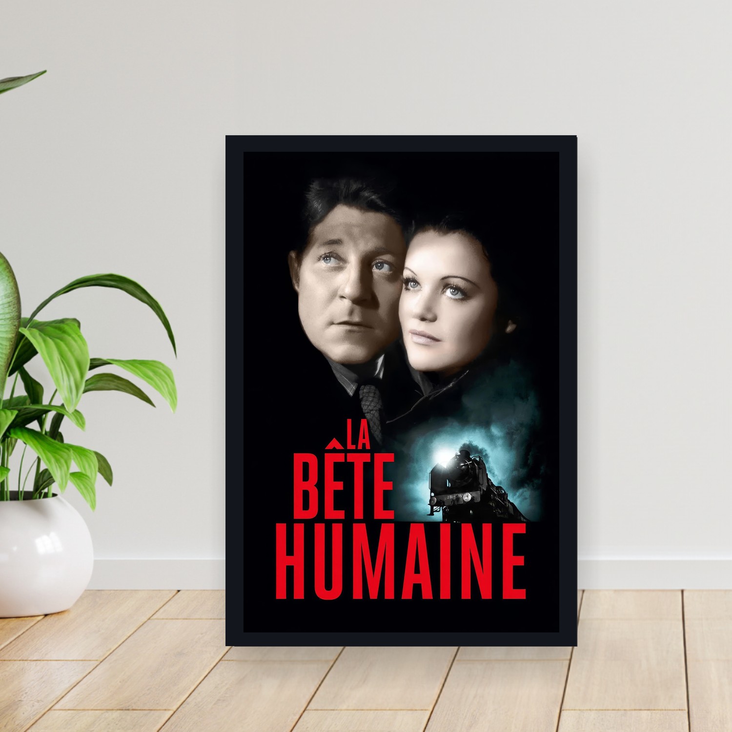 Cuadro 30x40cm Pelicula - La Bete Humaine (1938)