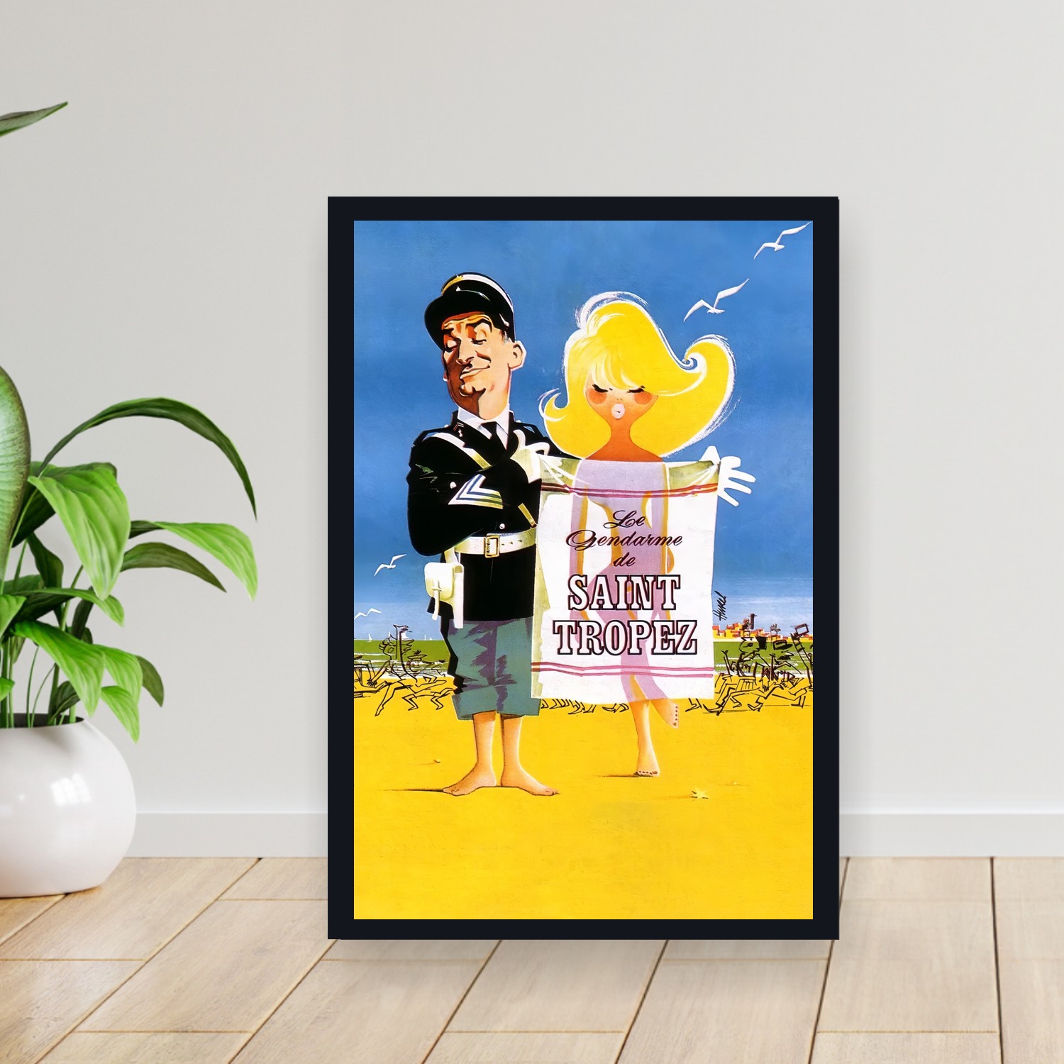 Cuadro 30x40cm Pelicula - Le Gendarme de Saint Tropez (1964)