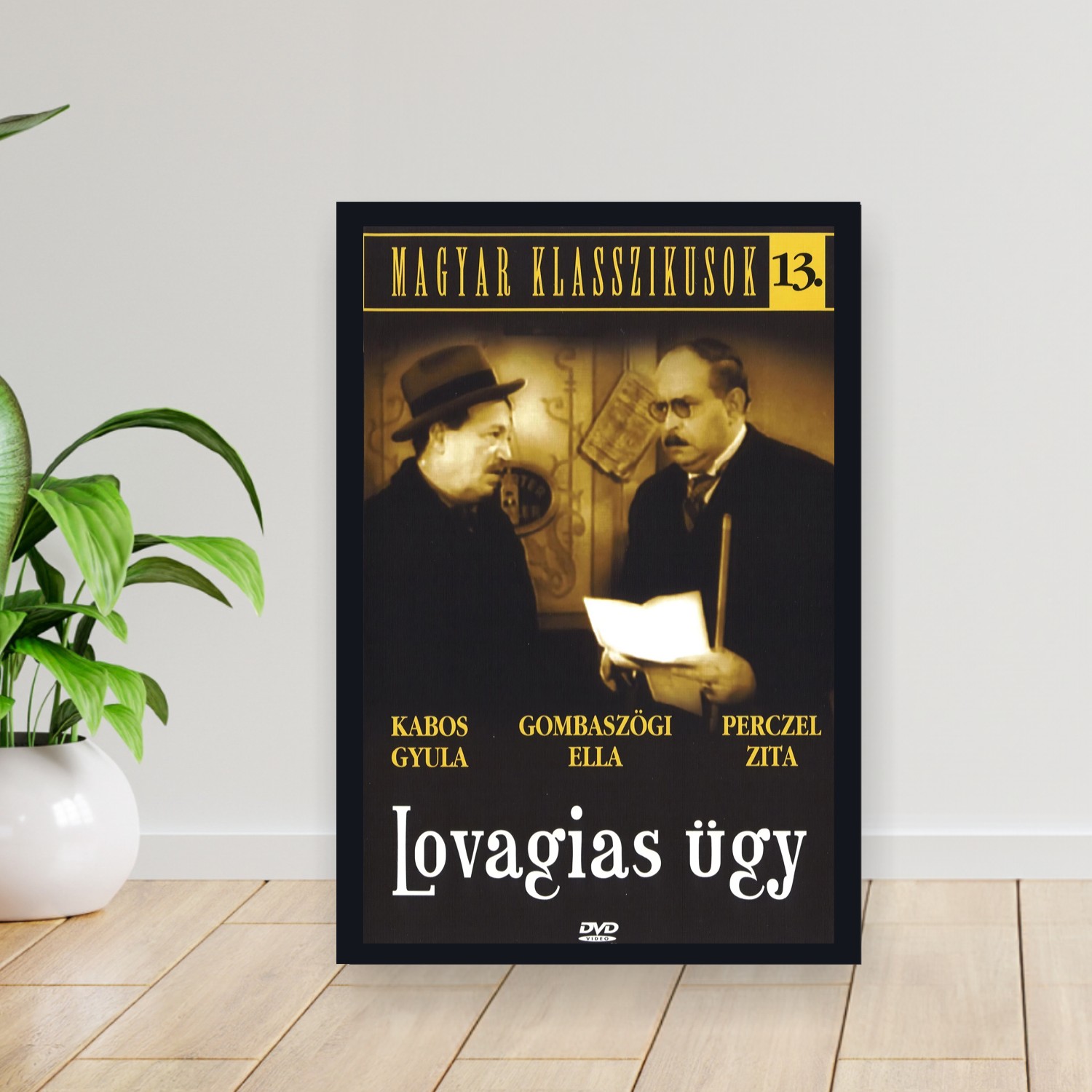 Cuadro 30x40cm Pelicula - Lovagias ugy (1937)