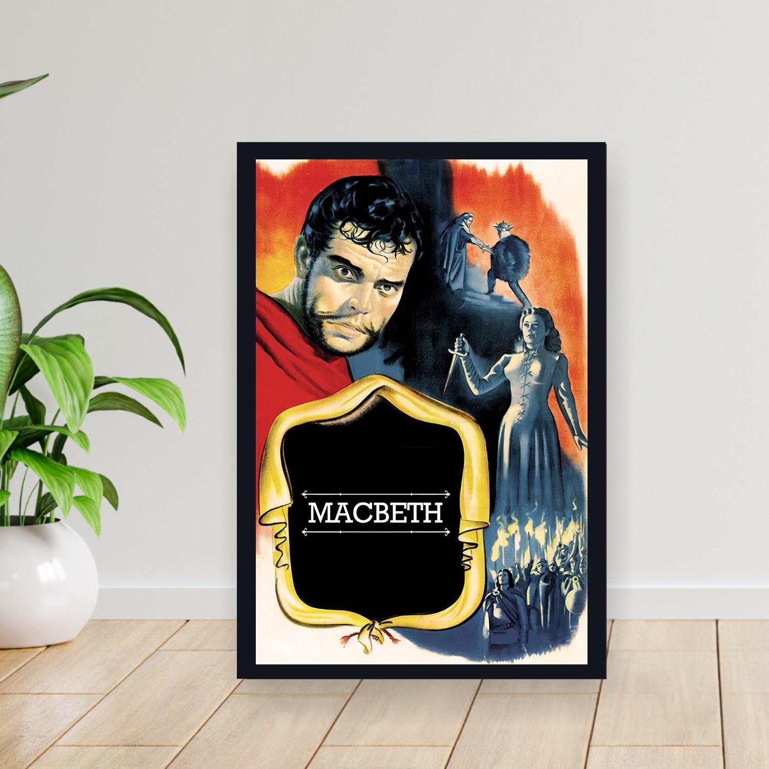 Cuadro 30x40cm Pelicula - Macbeth (1948)
