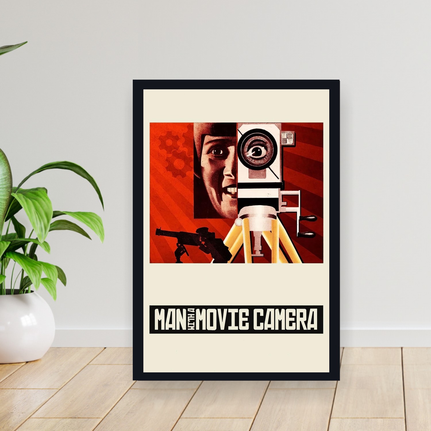 Cuadro 30x40cm Pelicula - Man with a Movie Camera (1929)