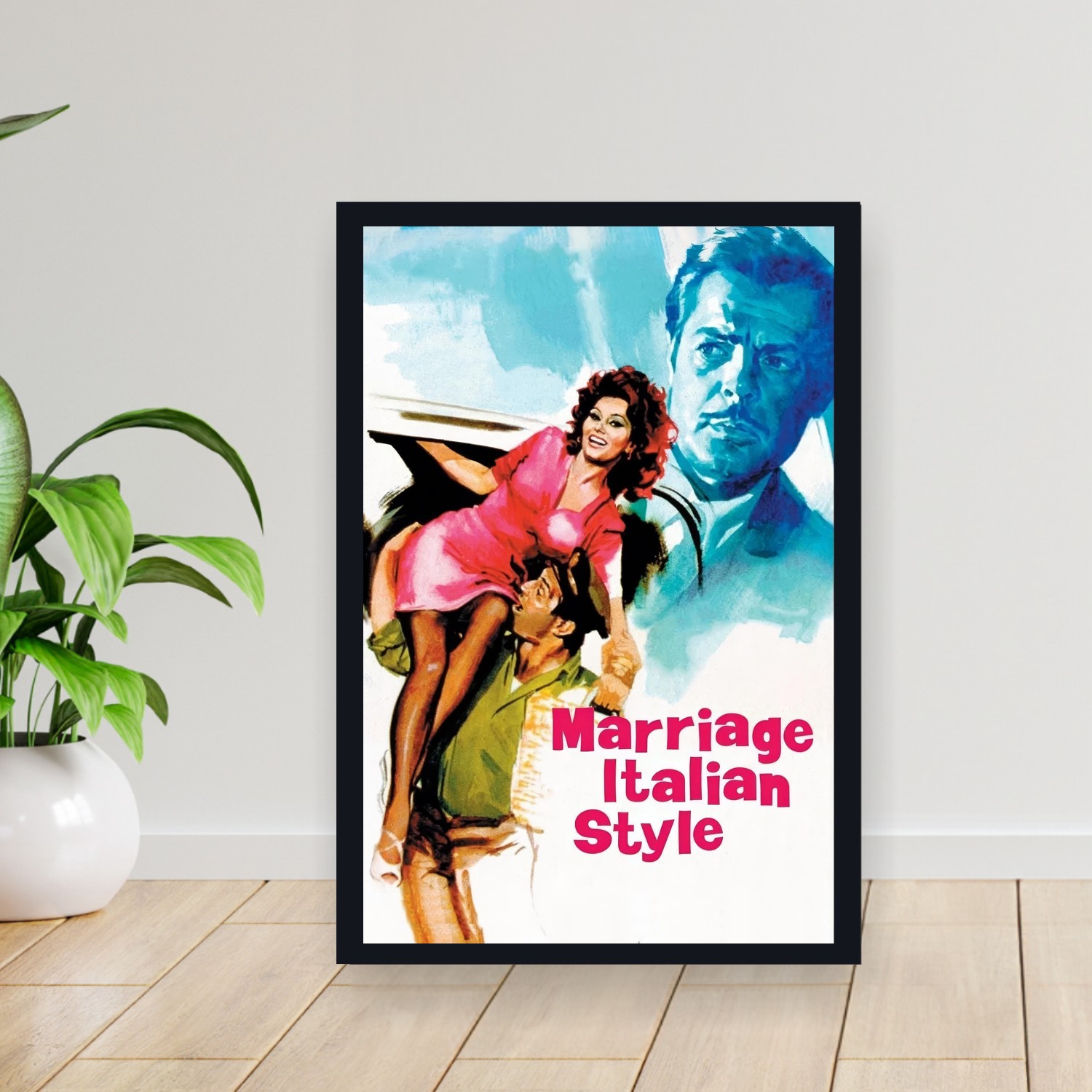 Cuadro 30x40cm Pelicula - Marriage Italian Style (1964)