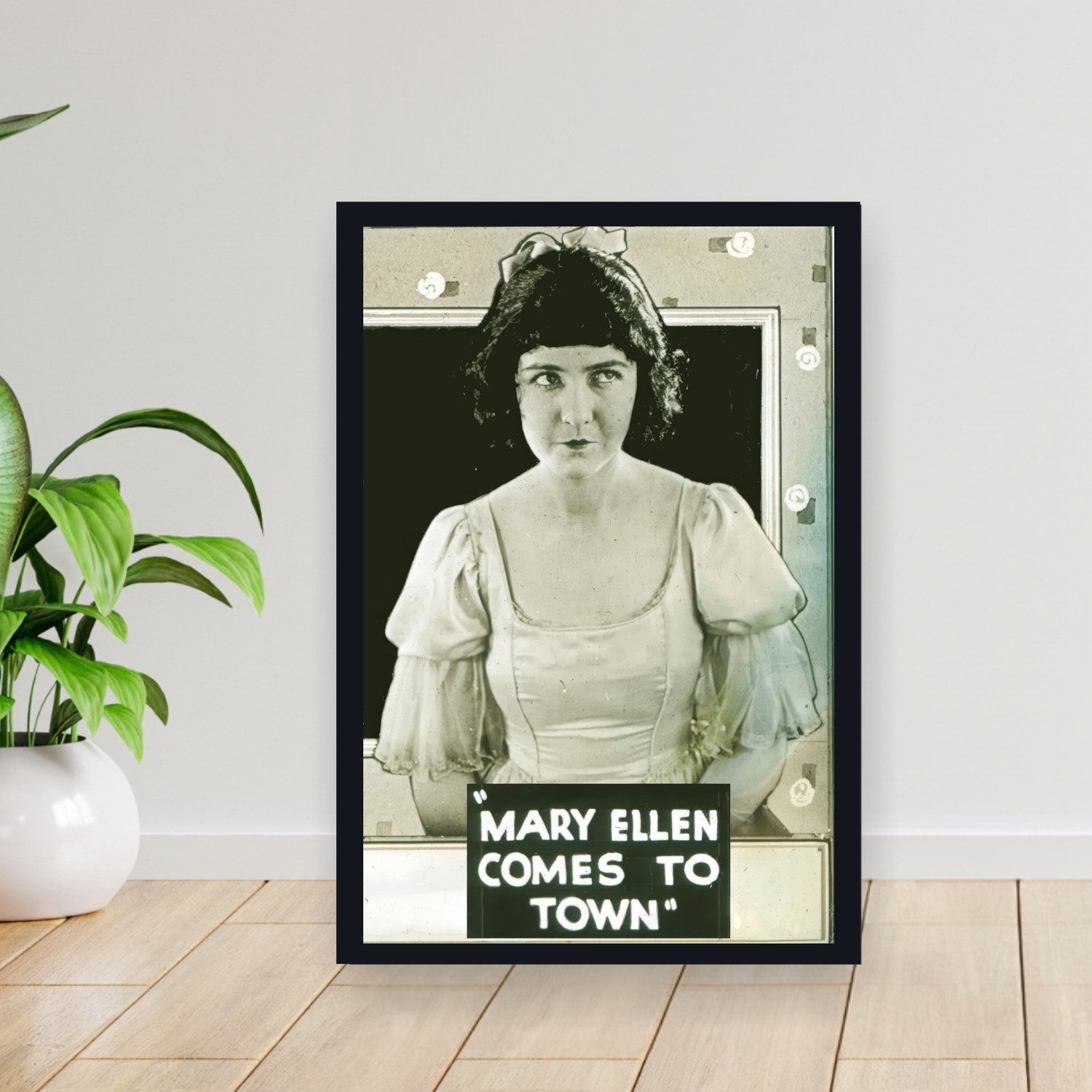 Cuadro 30x40cm Pelicula - Mary Ellen Comes to Town (1920)