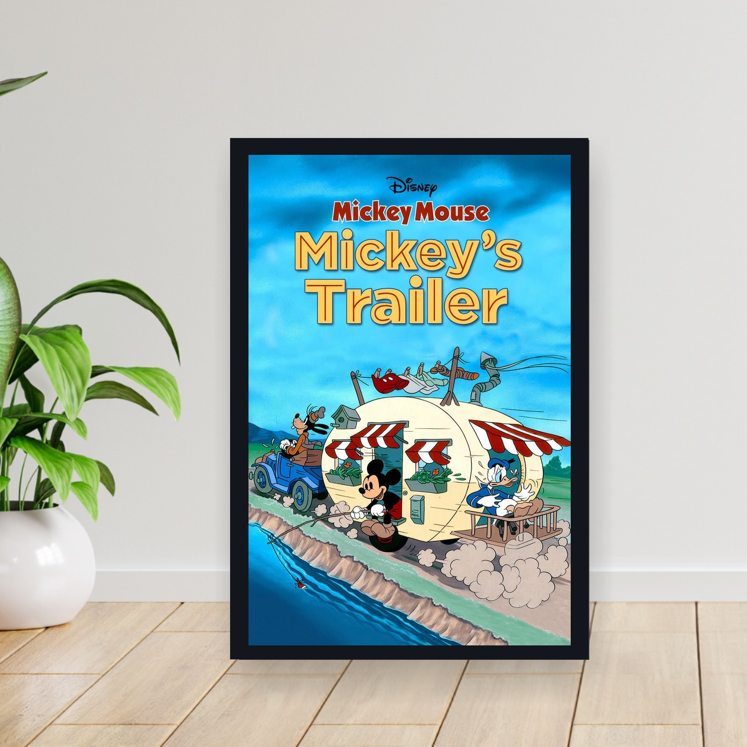 Cuadro 30x40cm Pelicula - Mickey_s Trailer (1938)