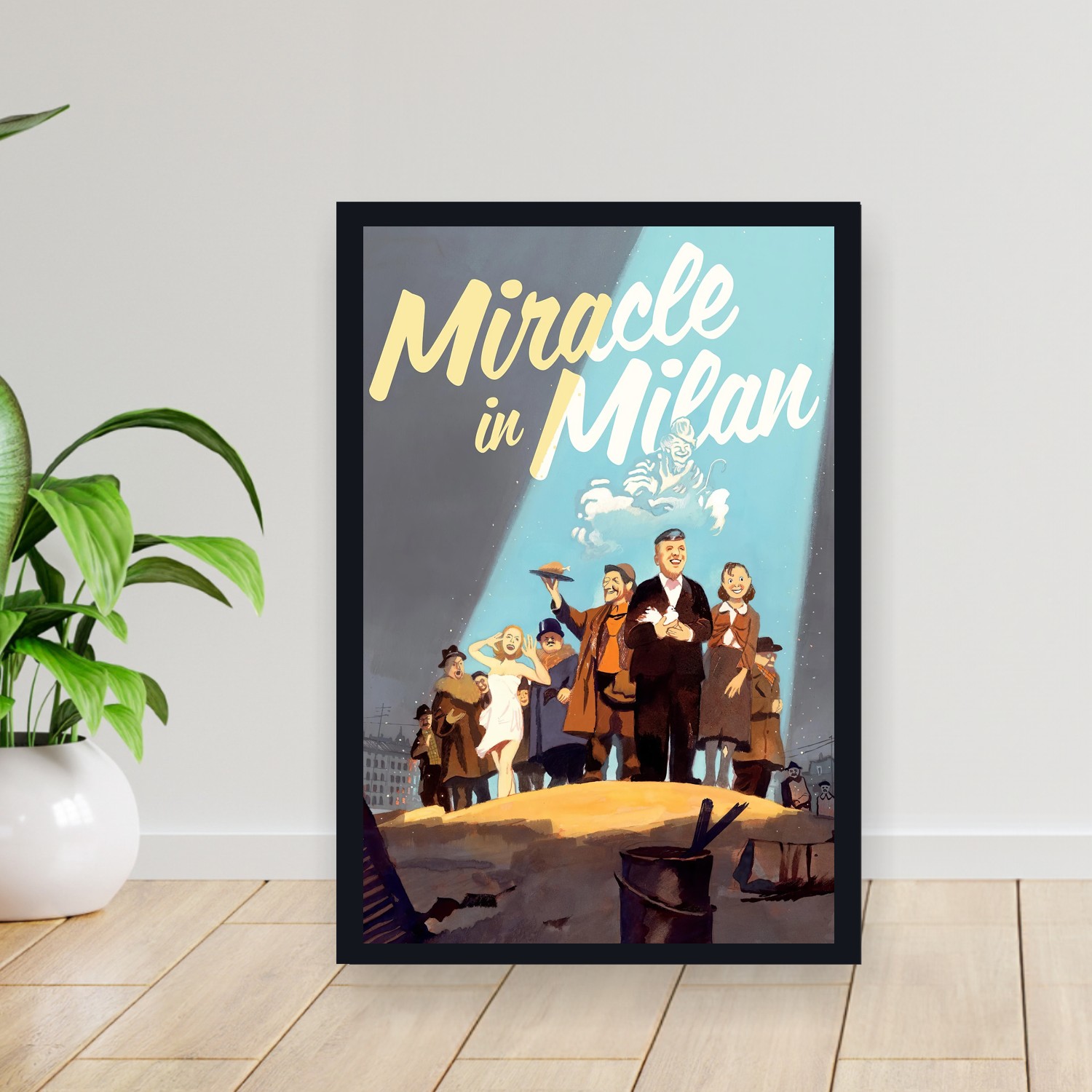 Cuadro 30x40cm Pelicula - Miracle in Milan (1951)