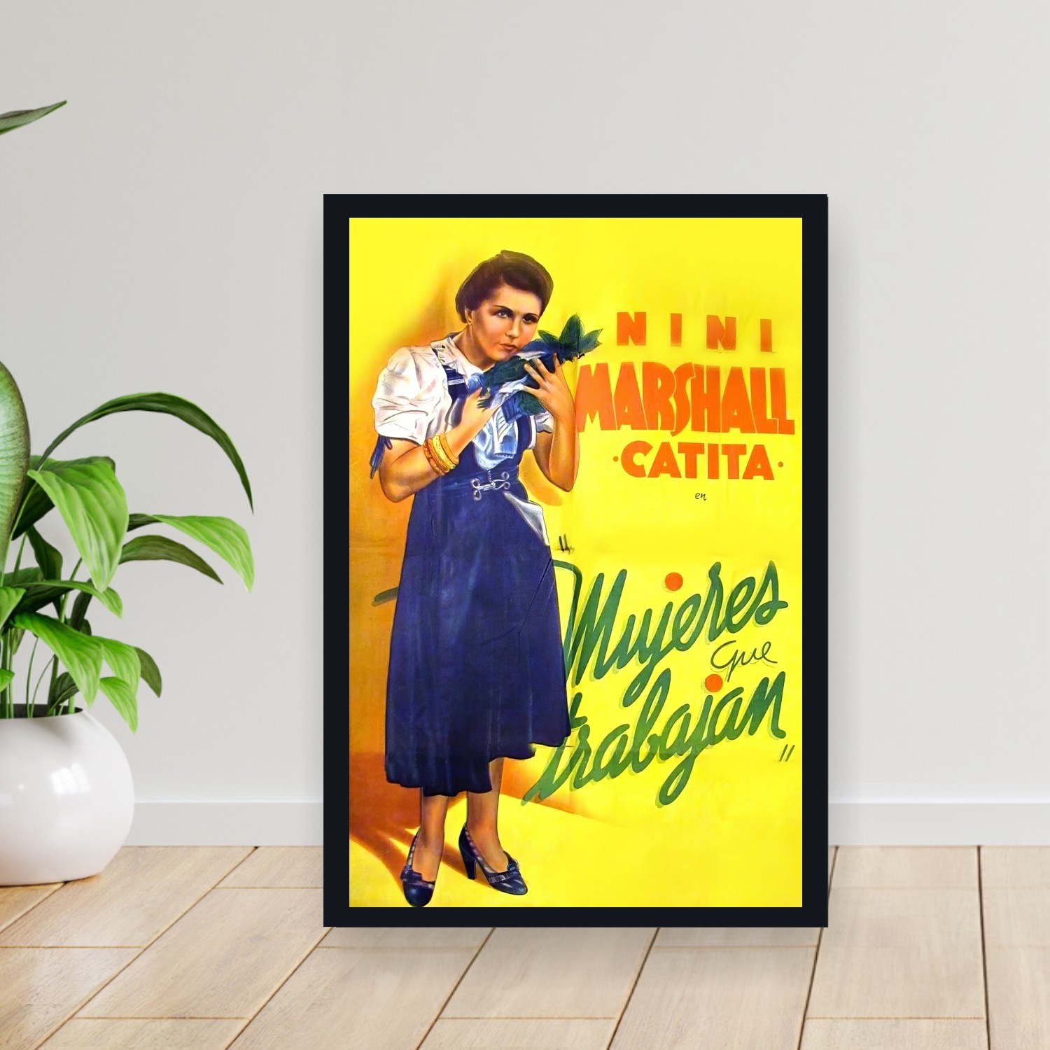 Cuadro 30x40cm Pelicula - Mujeres que trabajan (1938)