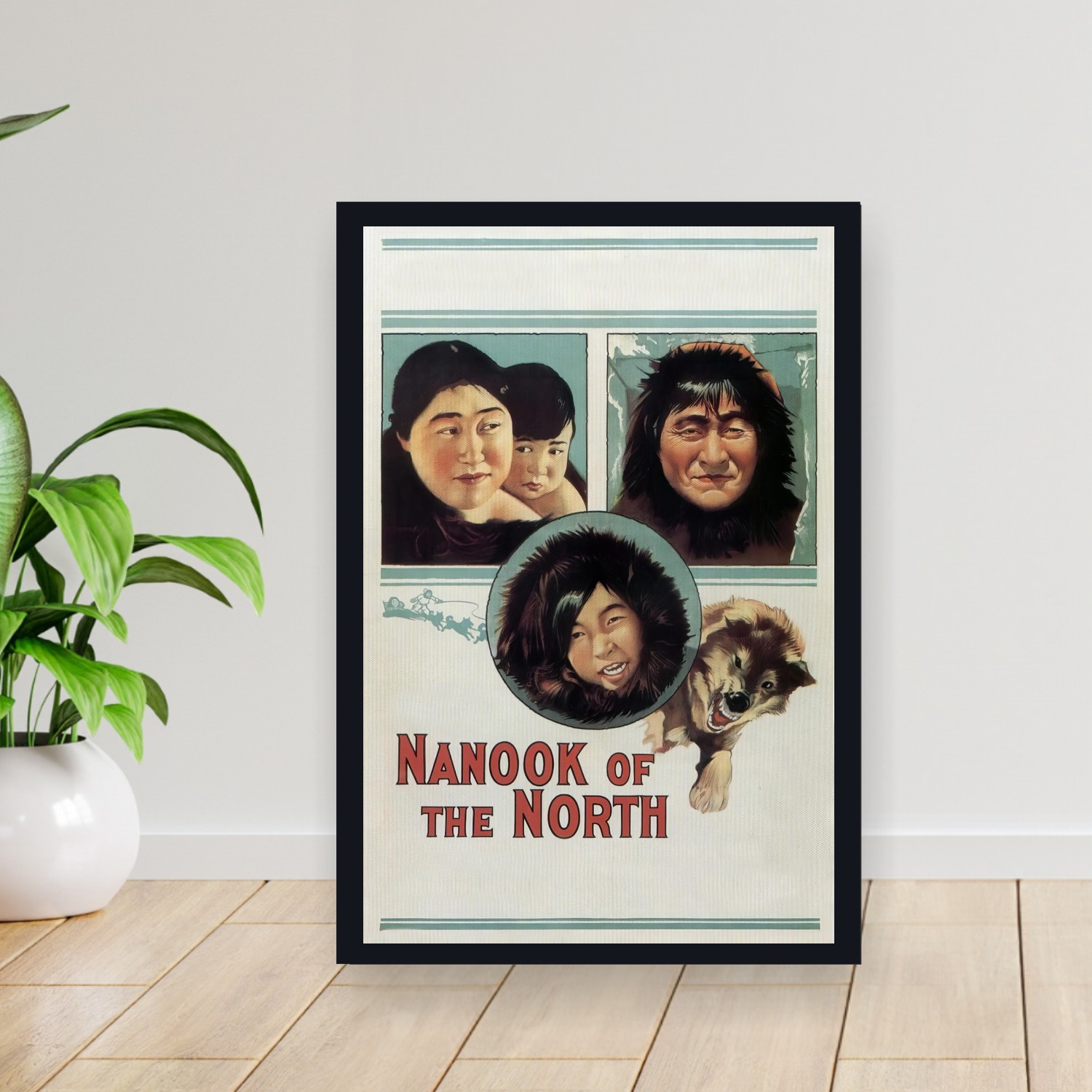 Cuadro 30x40cm Pelicula - Nanook of the North (1922)