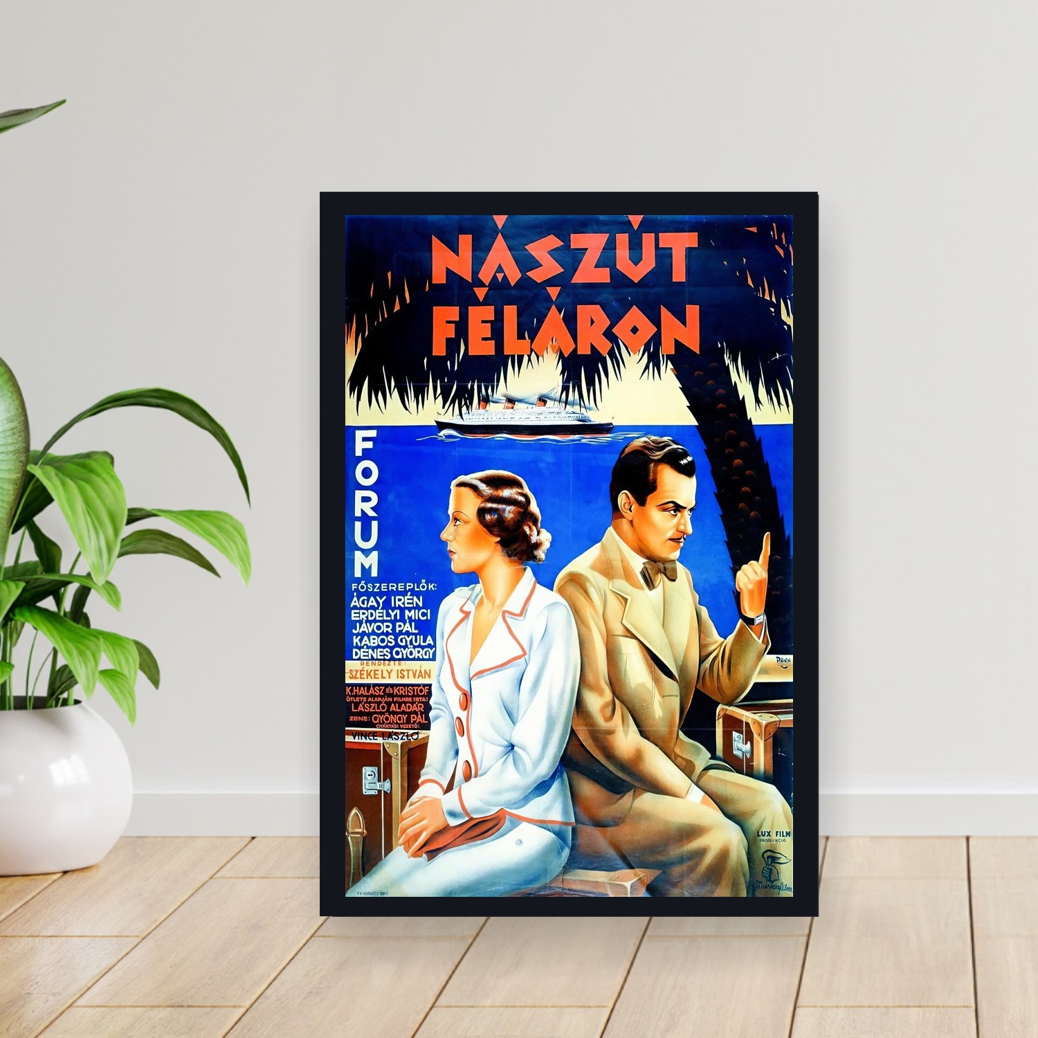 Cuadro 30x40cm Pelicula - Naszut felaron (1936)