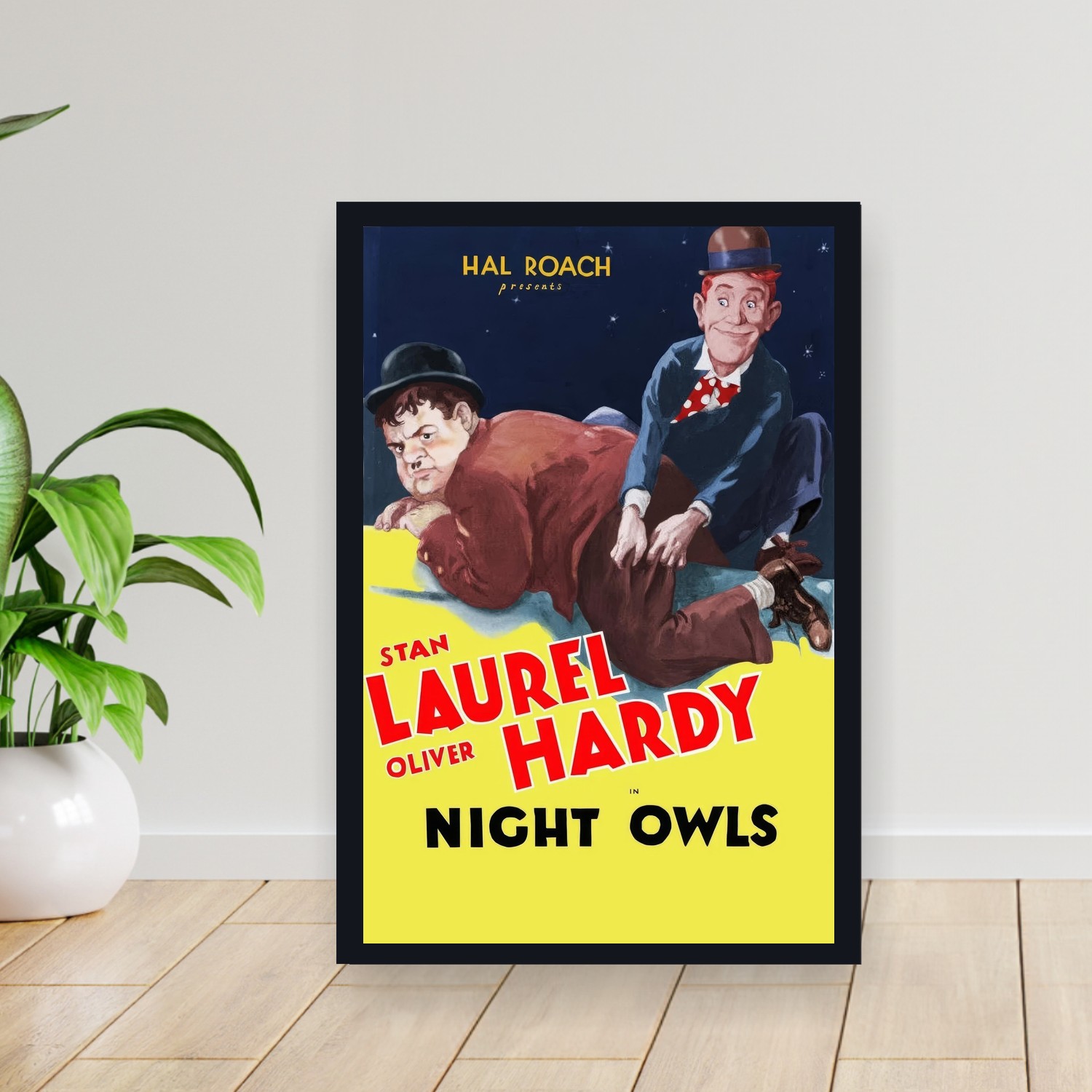 Cuadro 30x40cm Pelicula - Night Owls (1930)