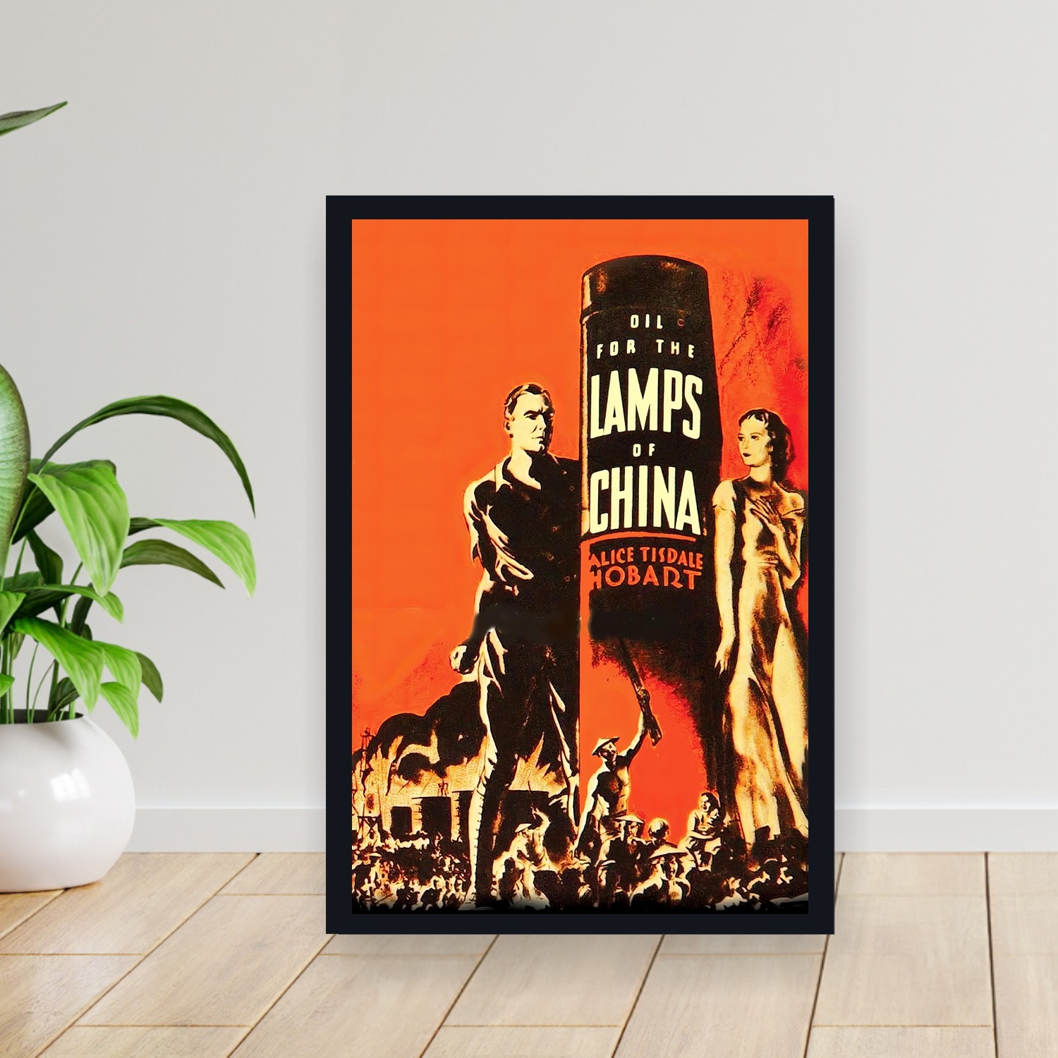 Cuadro 30x40cm Pelicula - Oil for the Lamps of China (1935)