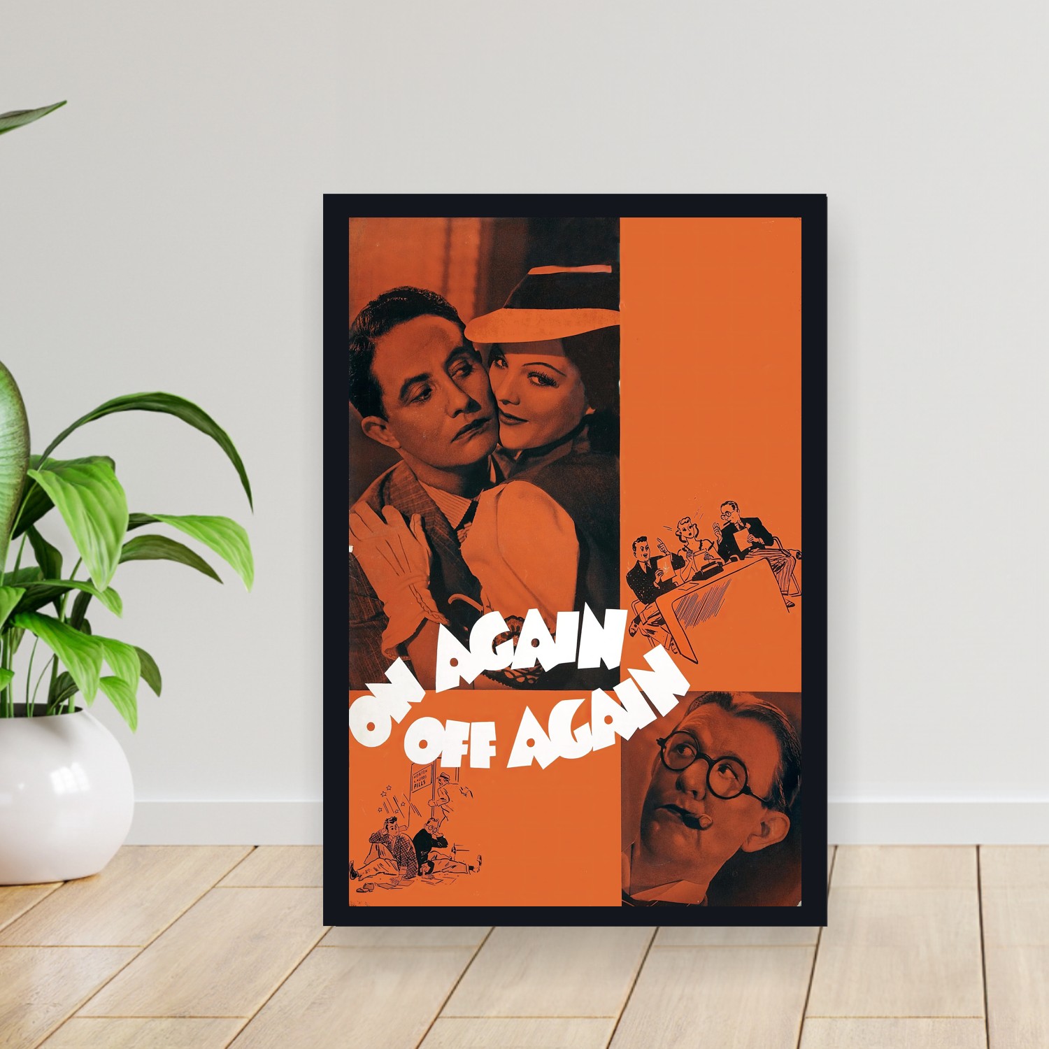 Cuadro 30x40cm Pelicula - On Again Off Again (1937)
