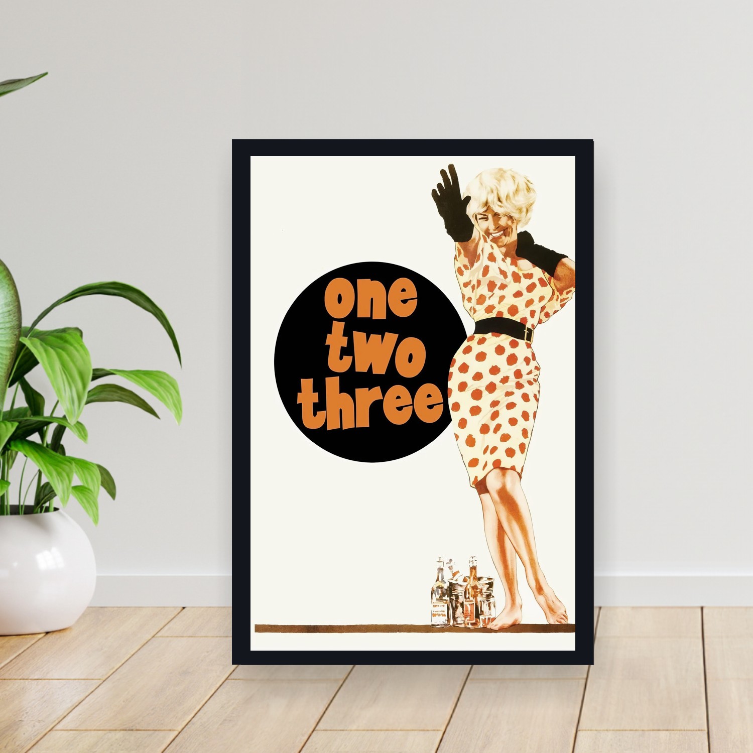 Cuadro 30x40cm Pelicula - One_ Two_ Three (1961)