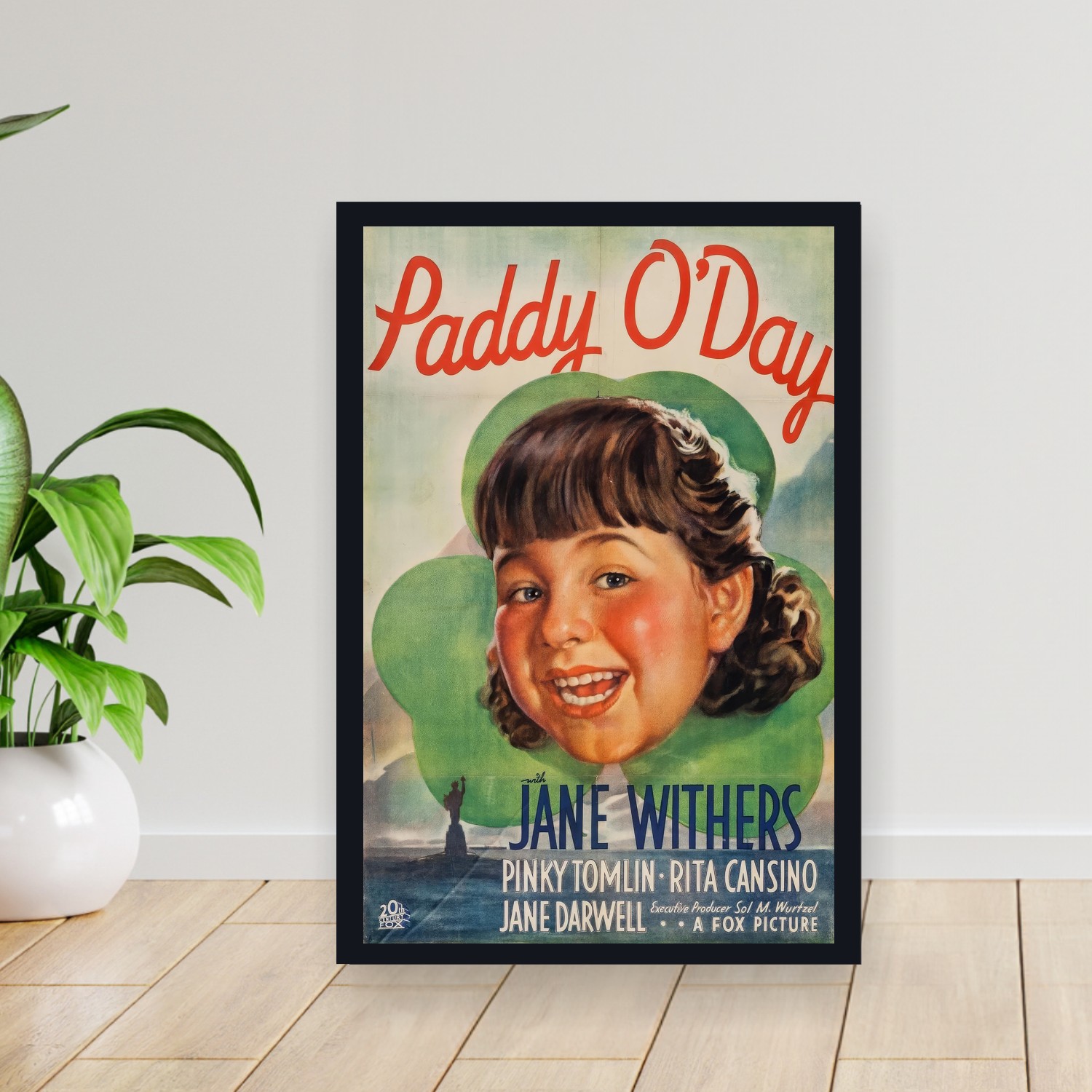 Cuadro 30x40cm Pelicula - Paddy O_Day (1936)