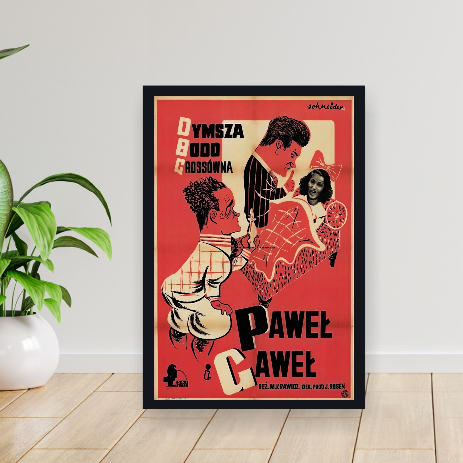 Cuadro 30x40cm Pelicula - Pawel & Gawel (1938)