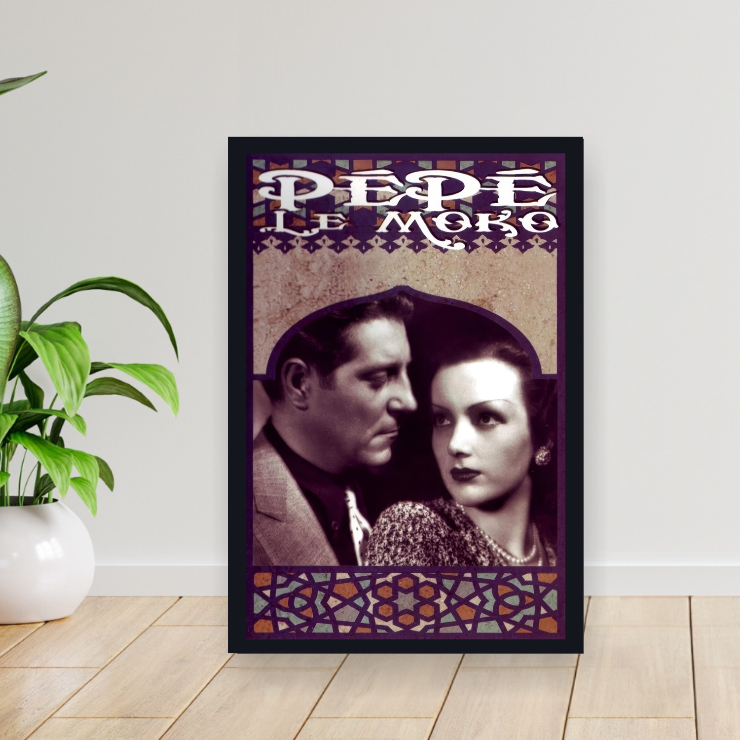 Cuadro 30x40cm Pelicula - Pepe le Moko (1937)