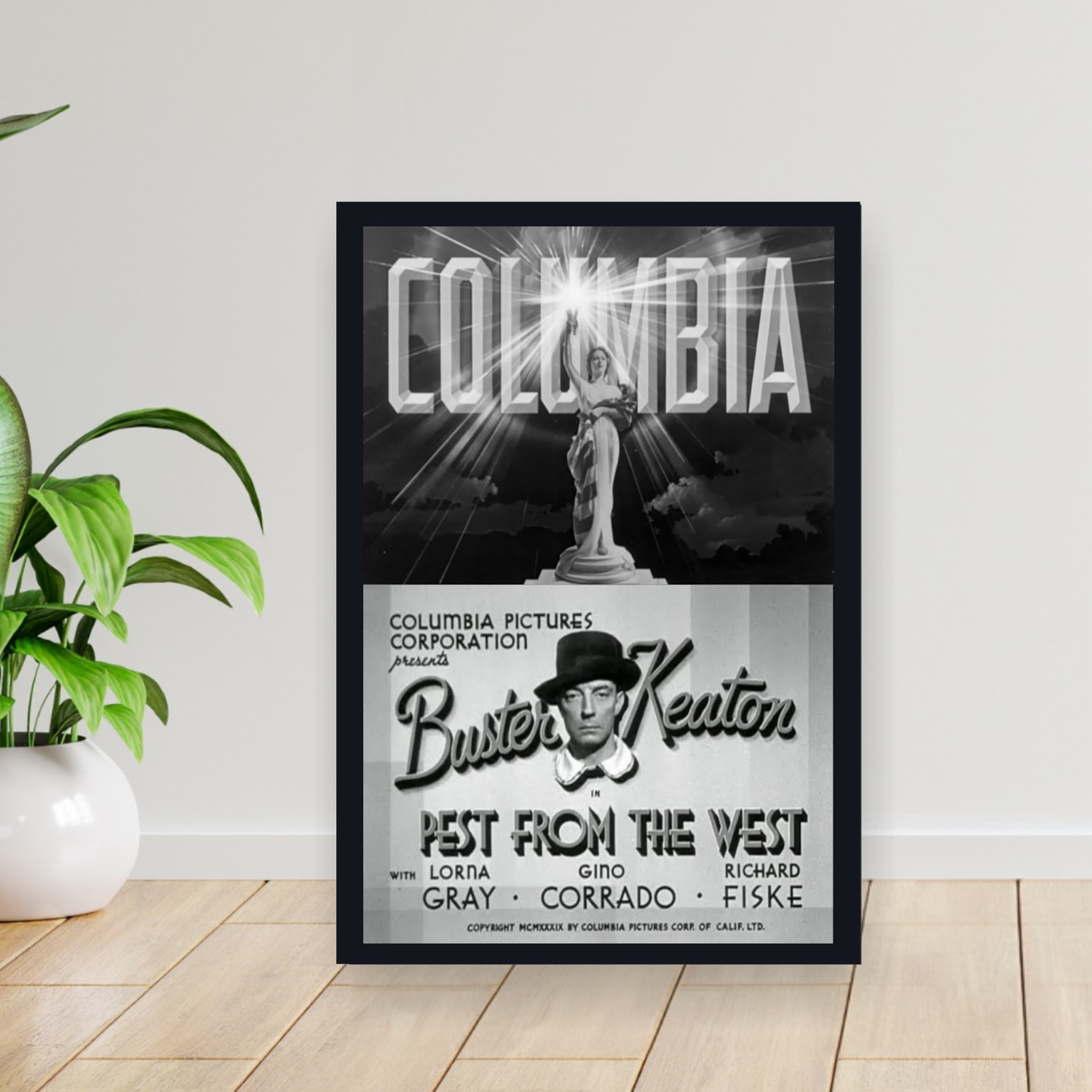 Cuadro 30x40cm Pelicula - Pest from the West (1939)