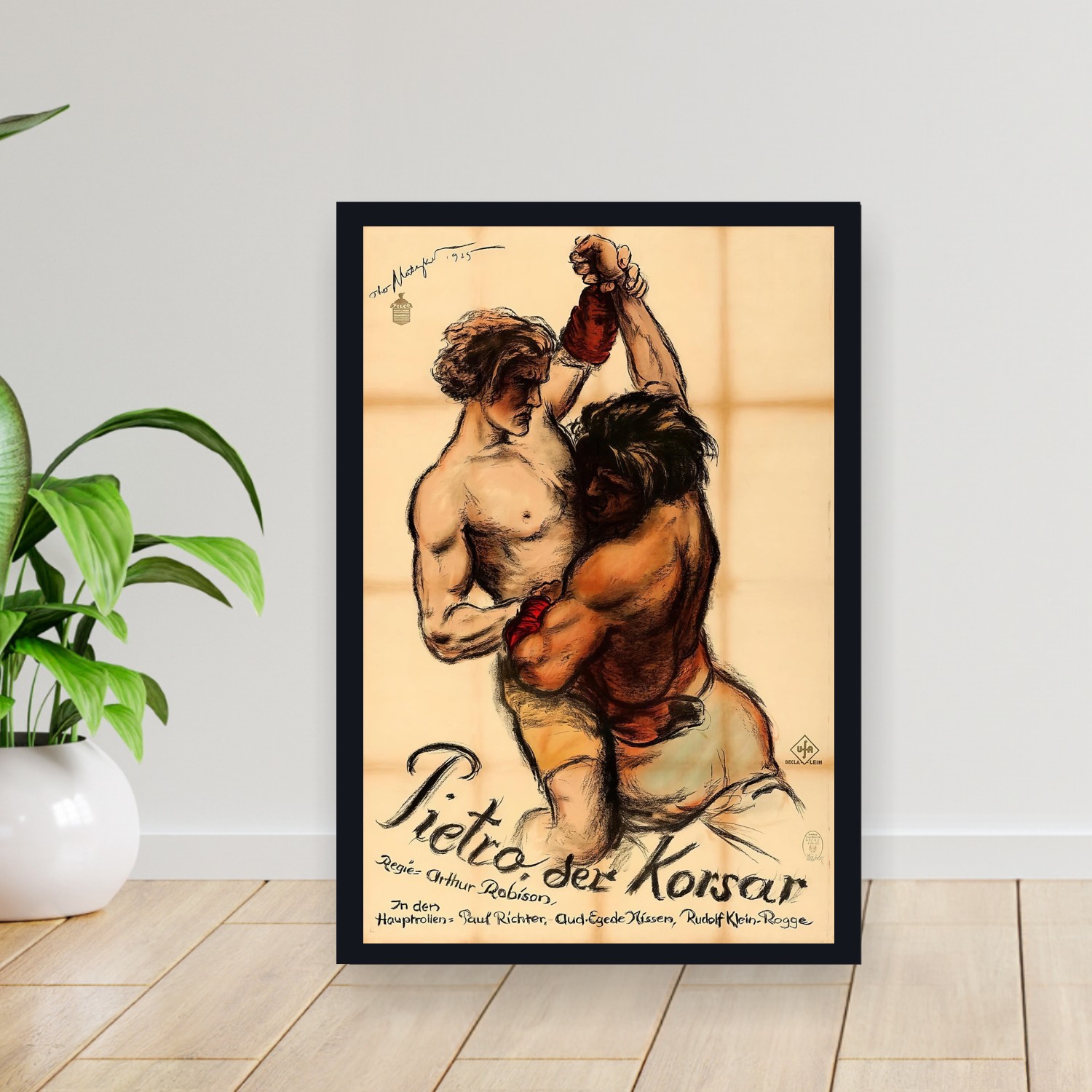 Cuadro 30x40cm Pelicula - Pietro der Korsar (1925)