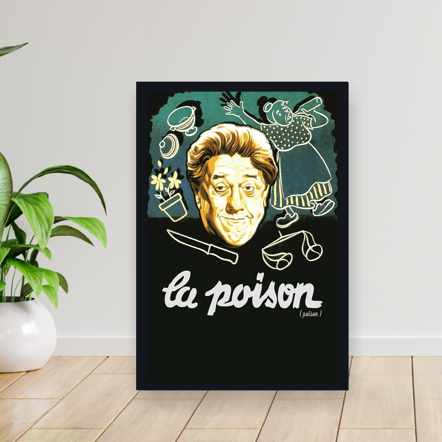 Cuadro 30x40cm Pelicula - Poison (1951)